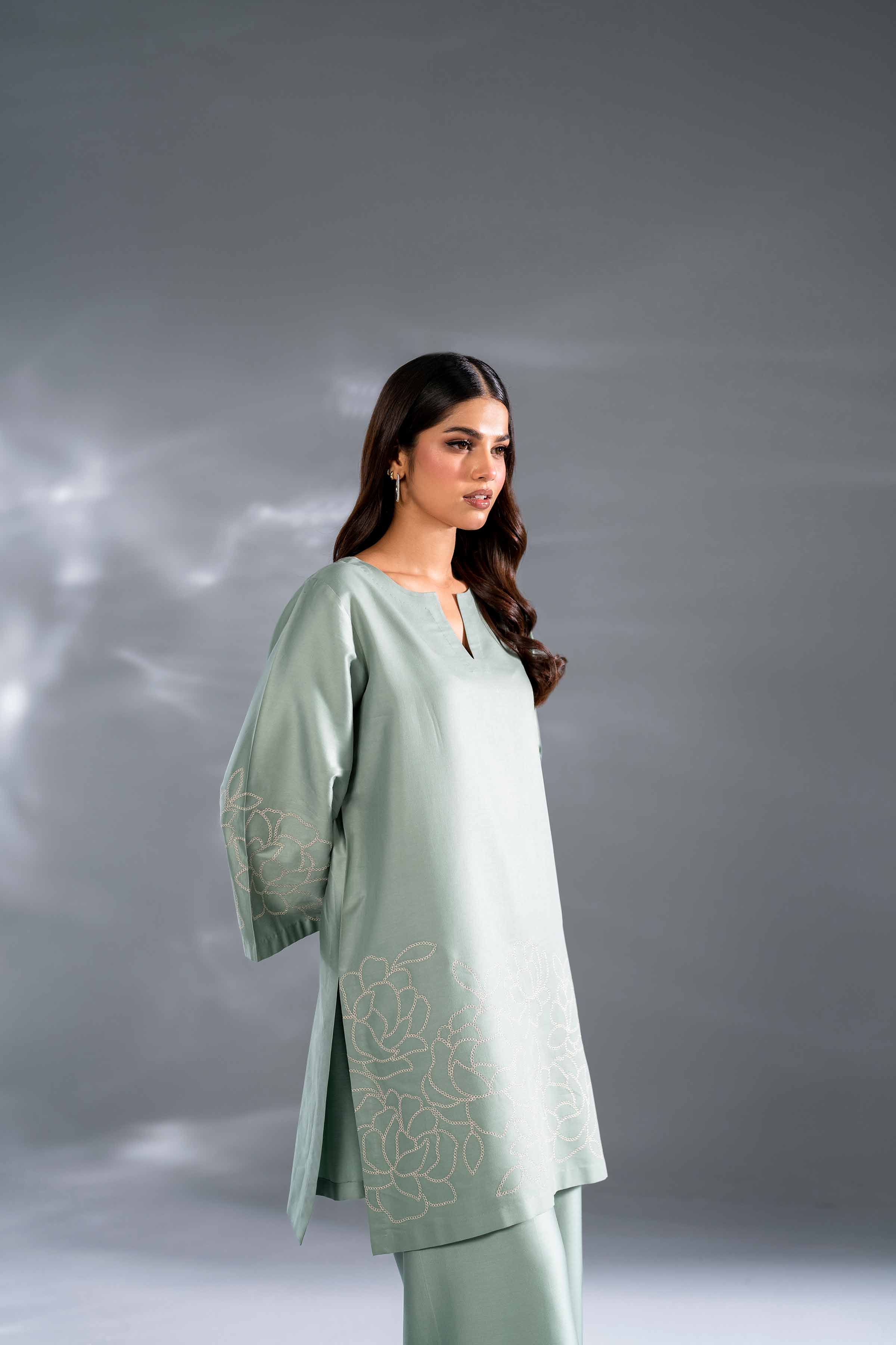 2 Piece - Embroidered Suit - KFW24-112