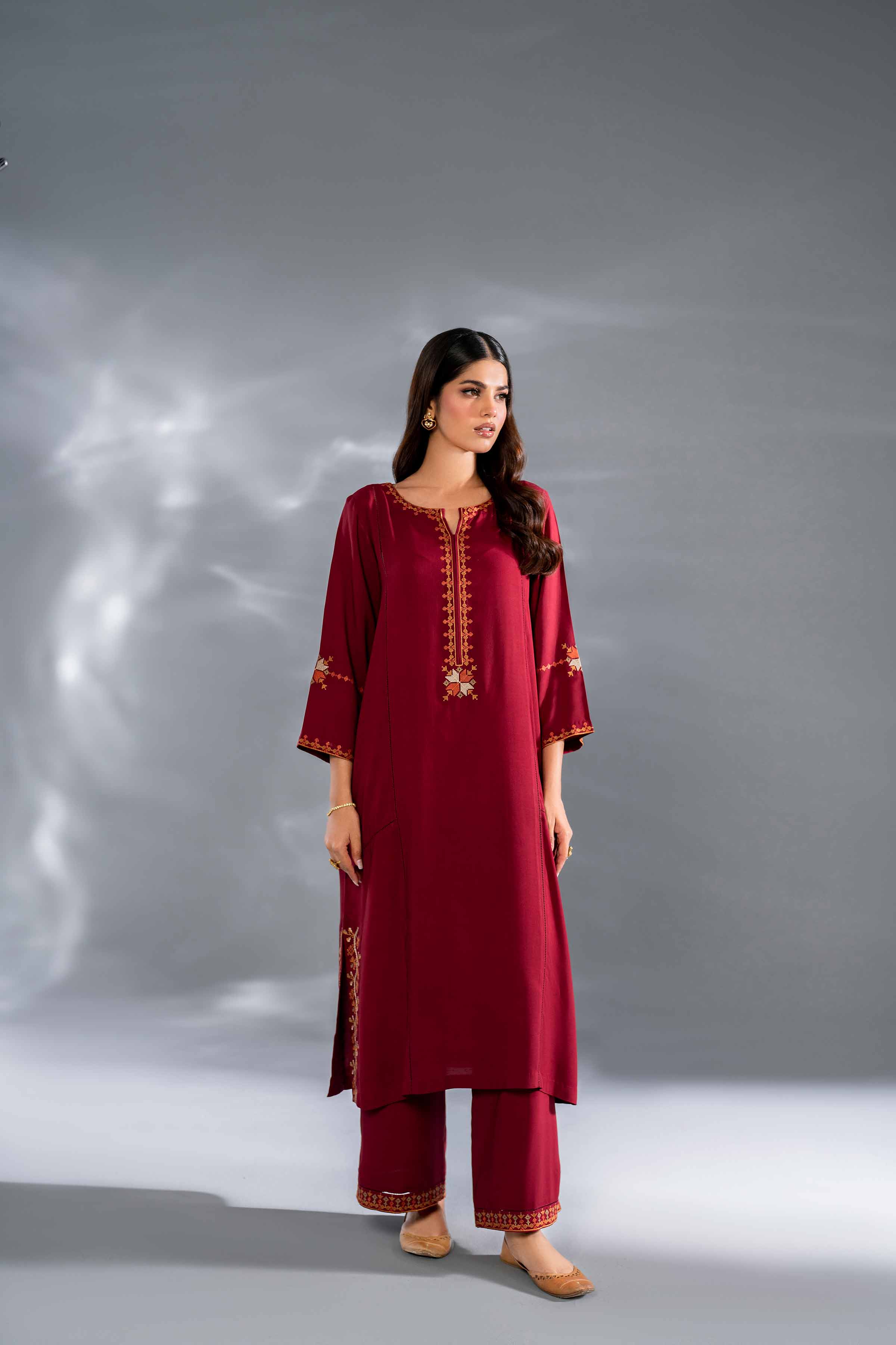 2 Piece - Printed Embroidered - KFW24-115