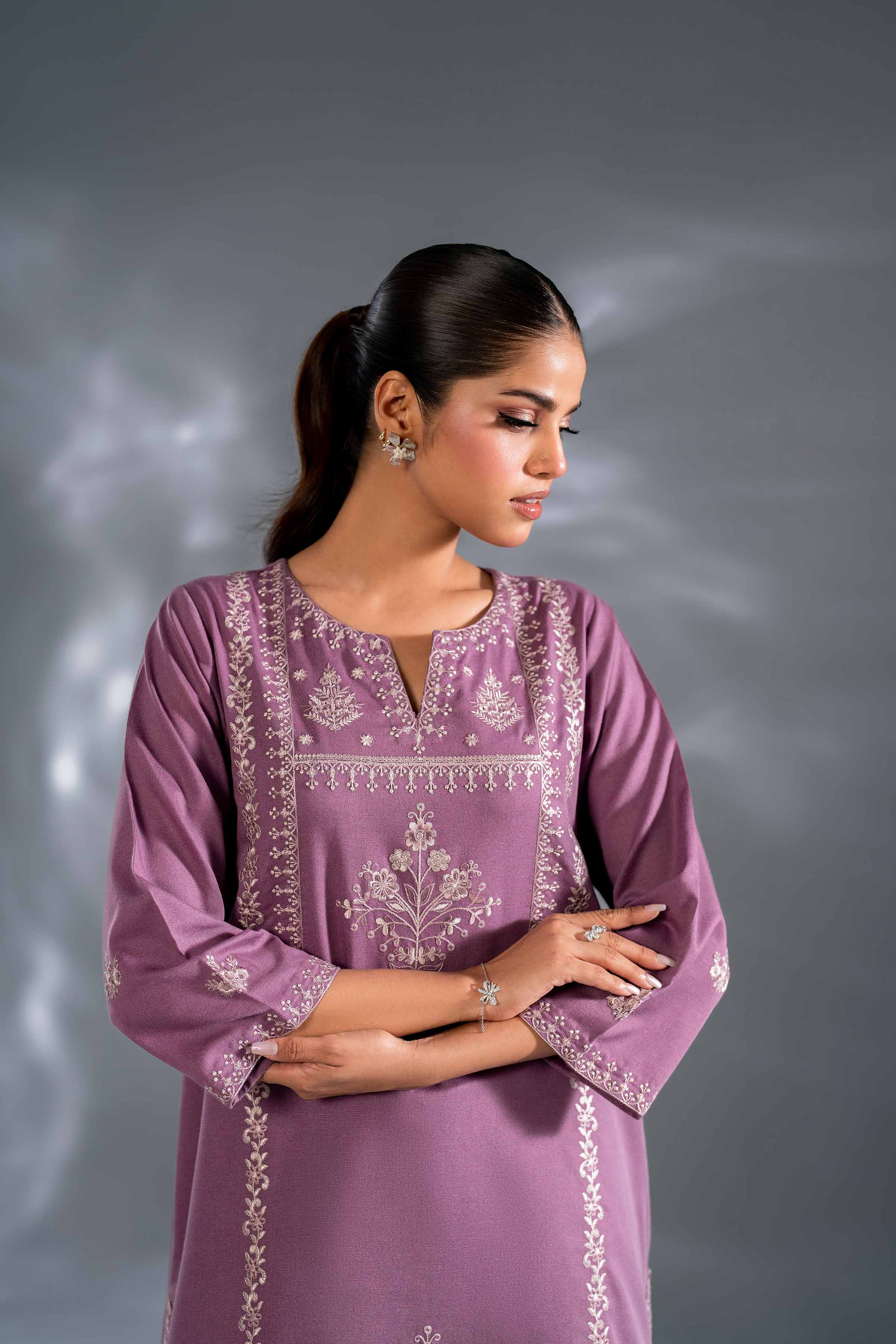 2 Piece - Embroidered Suit - KFW24-116