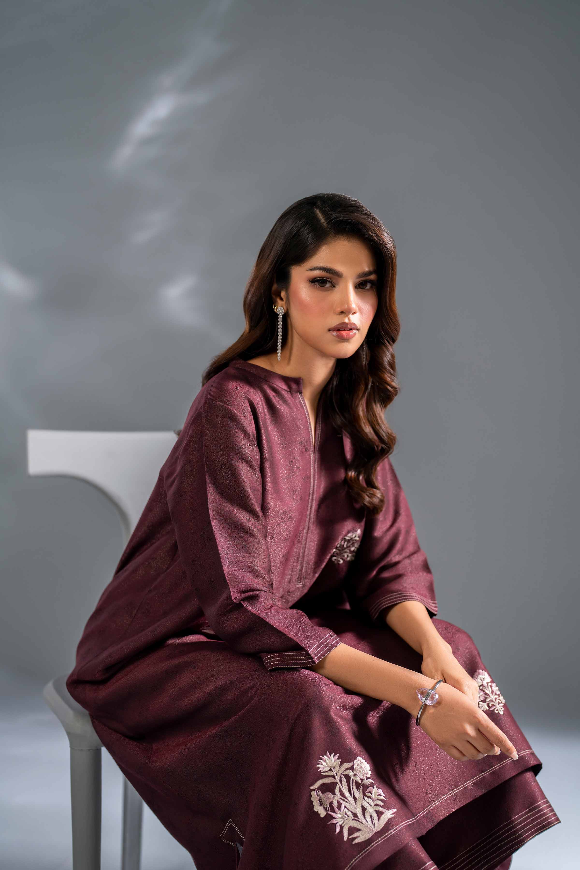 2 Piece - Embroidered Suit - KFW24-125
