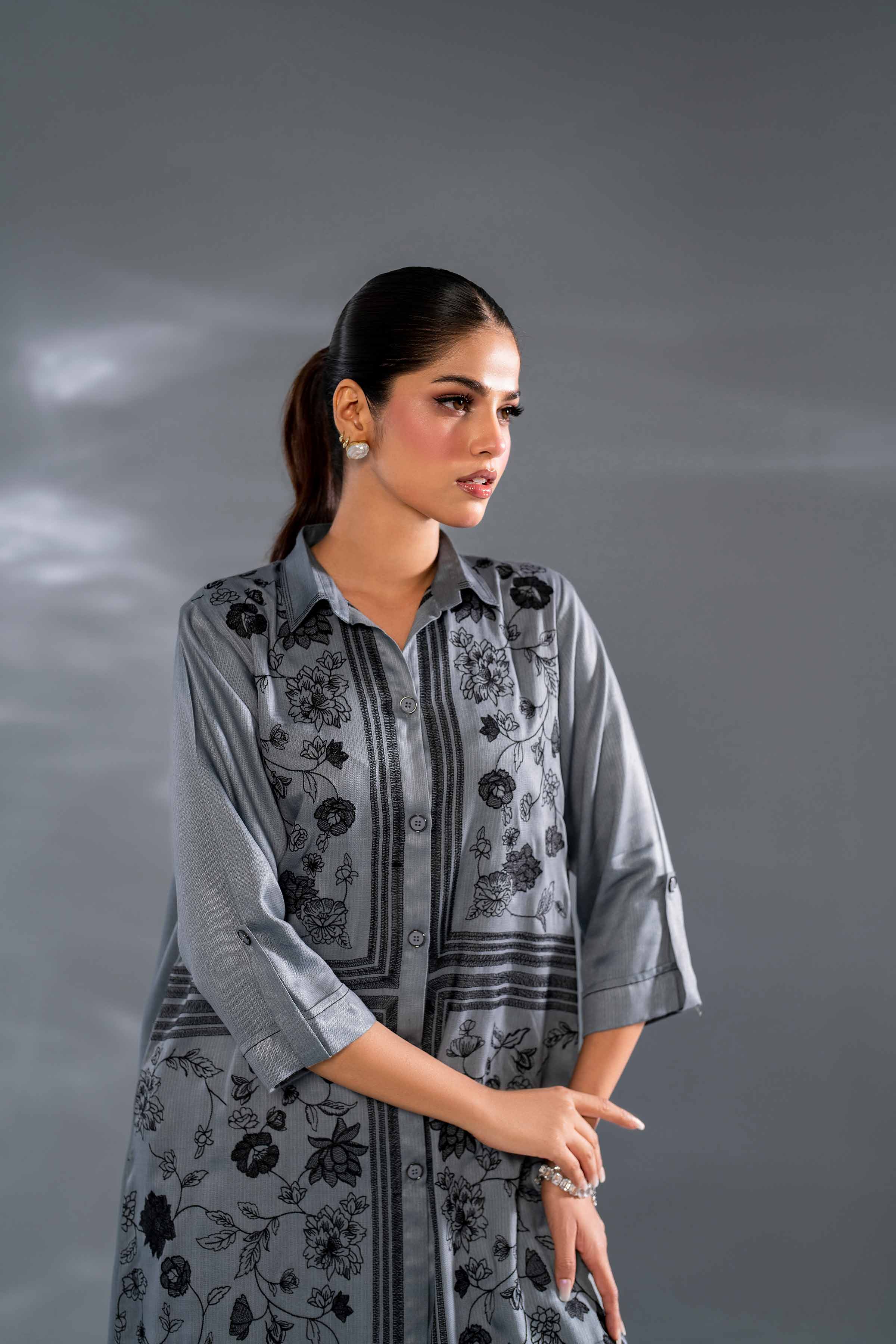 2 Piece - Embroidered Suit - KFW24-126