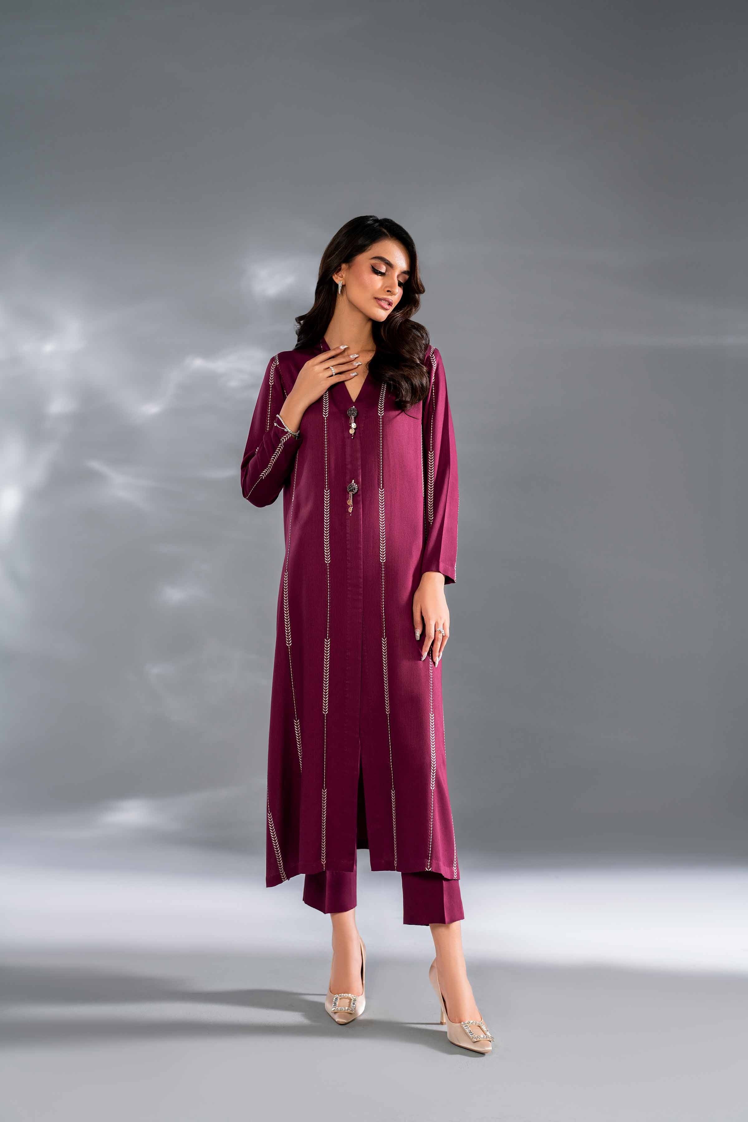 2 Piece - Embroidered Suit - KFW24-131