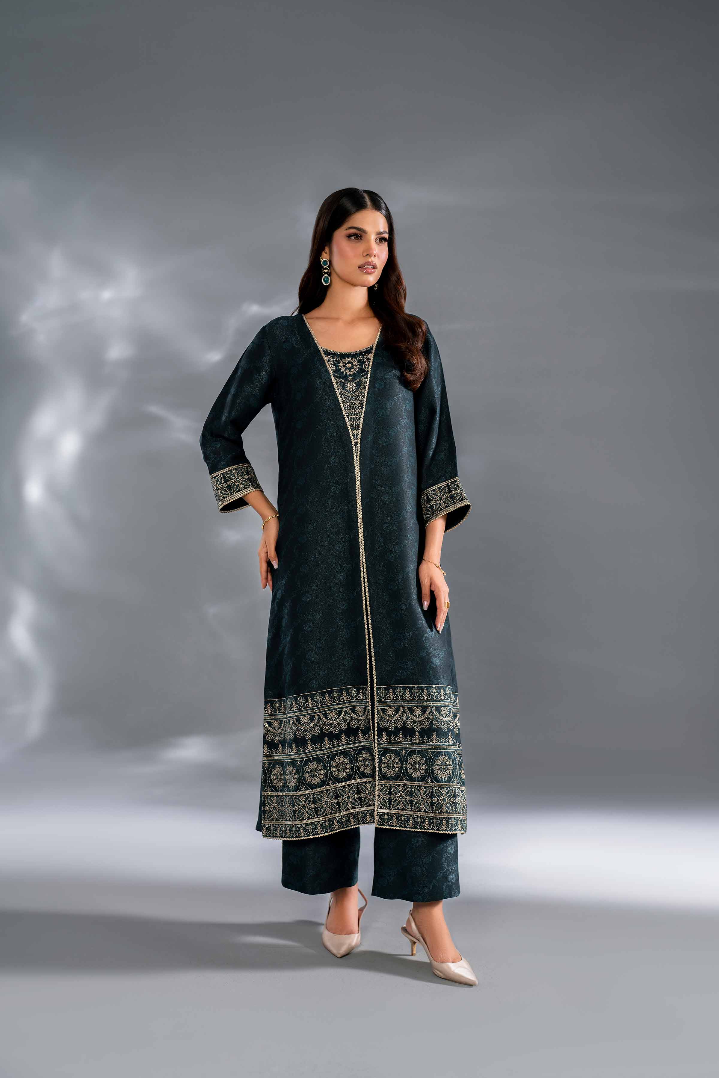 2 Piece - Embroidered Suit - KFW24-133