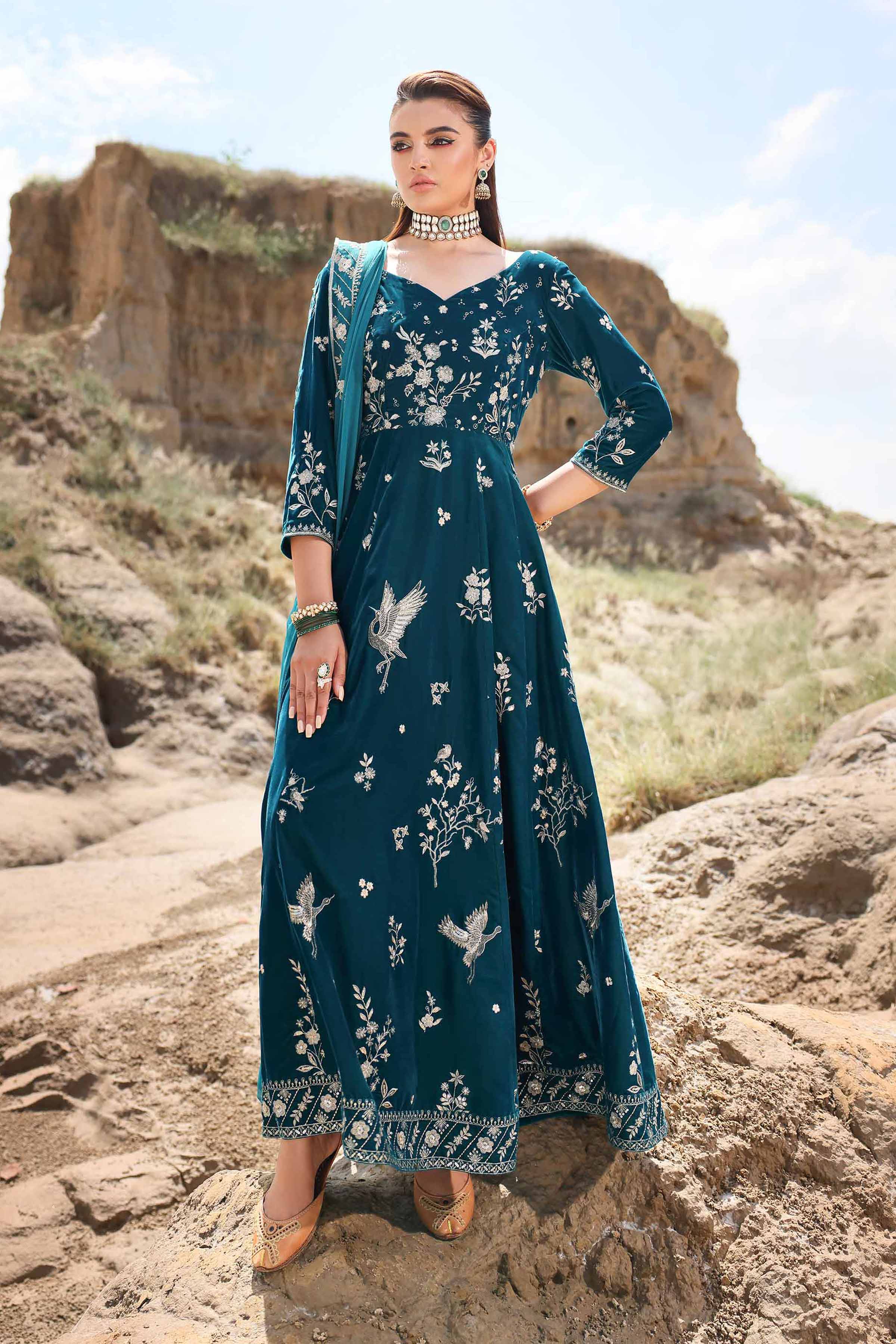 2 Piece - Embroidered Suit - KFW24-15