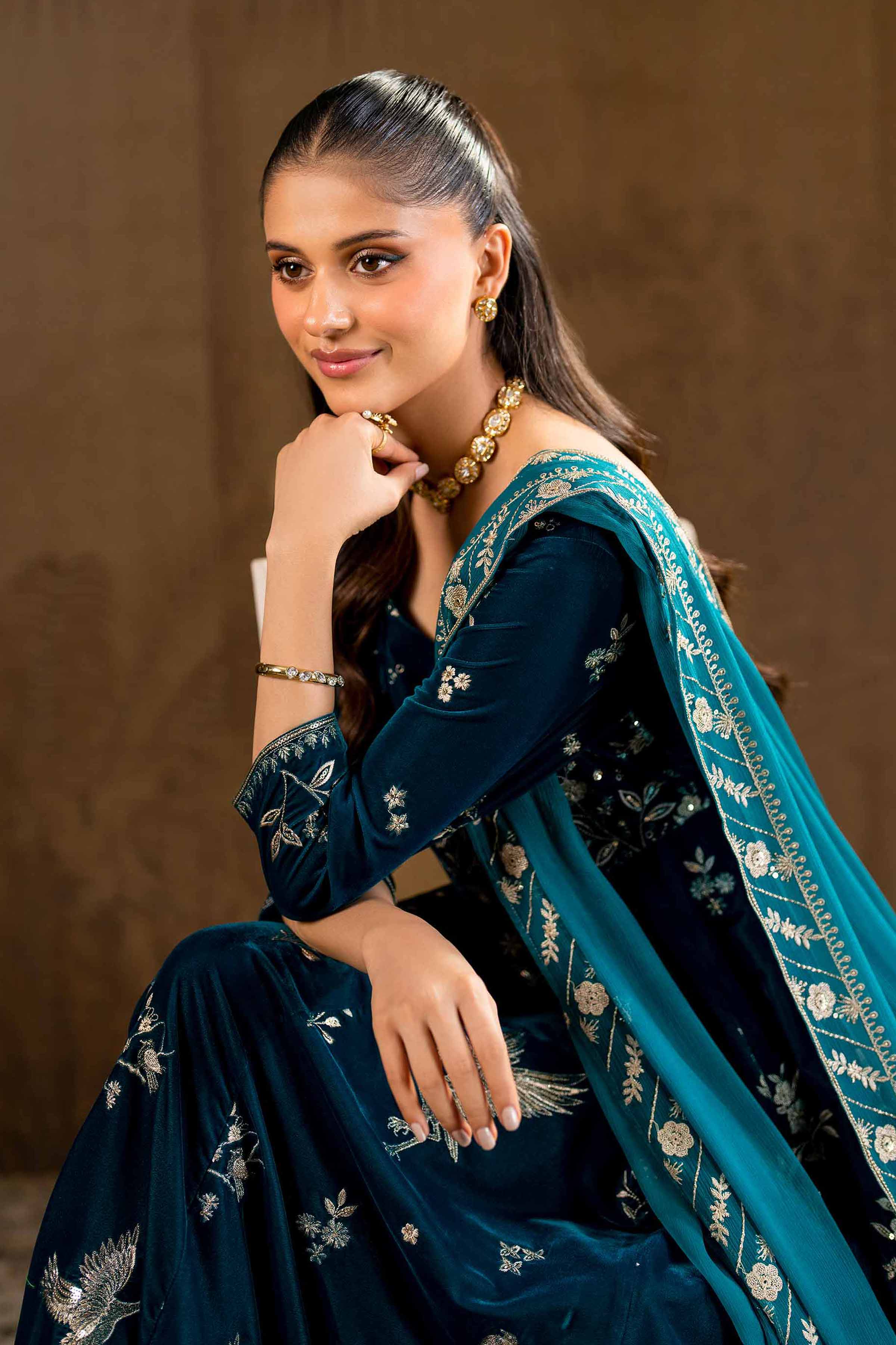 2 Piece - Embroidered Suit - KFW24-15