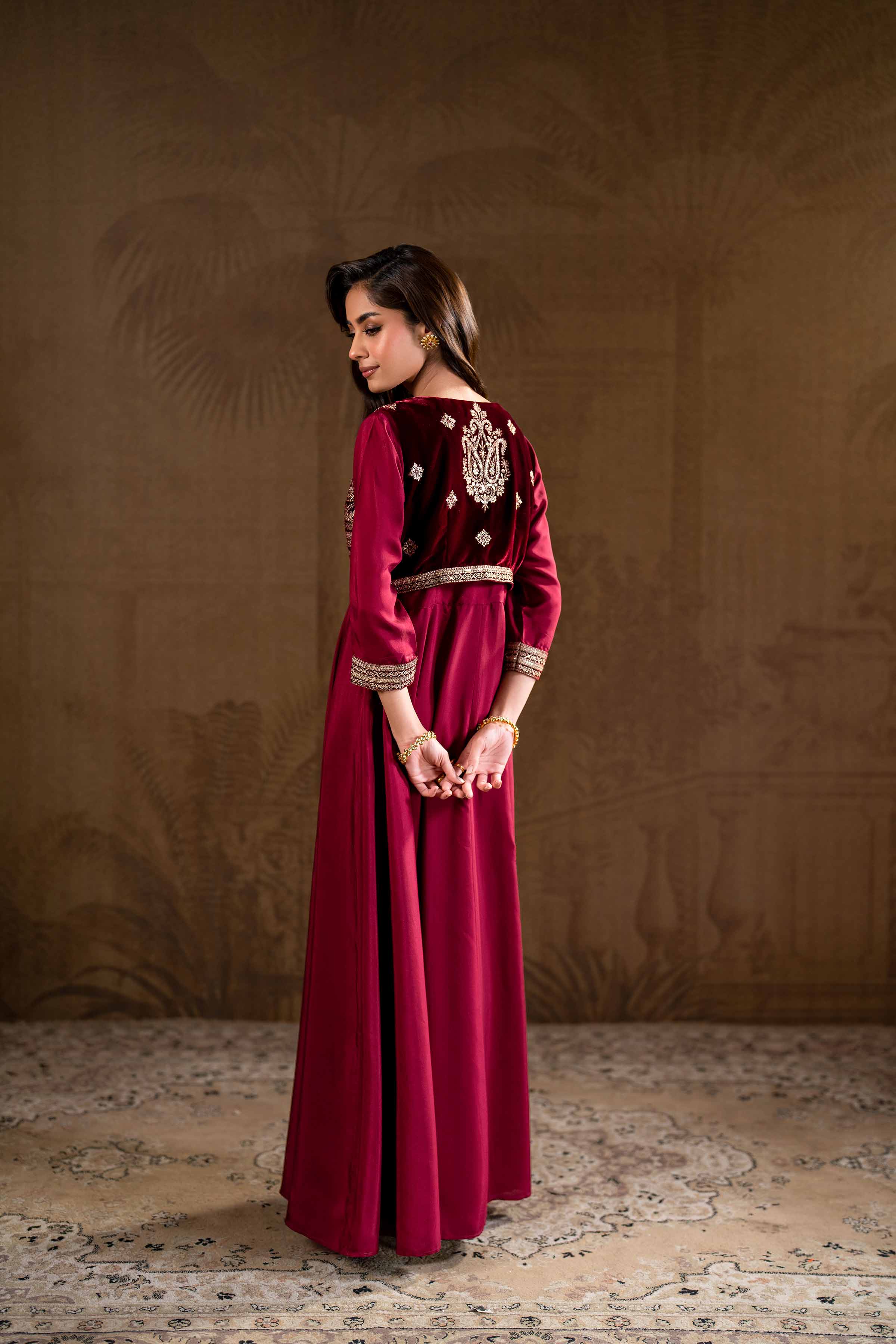 2 Piece - Embroidered Suit - KFW24-16