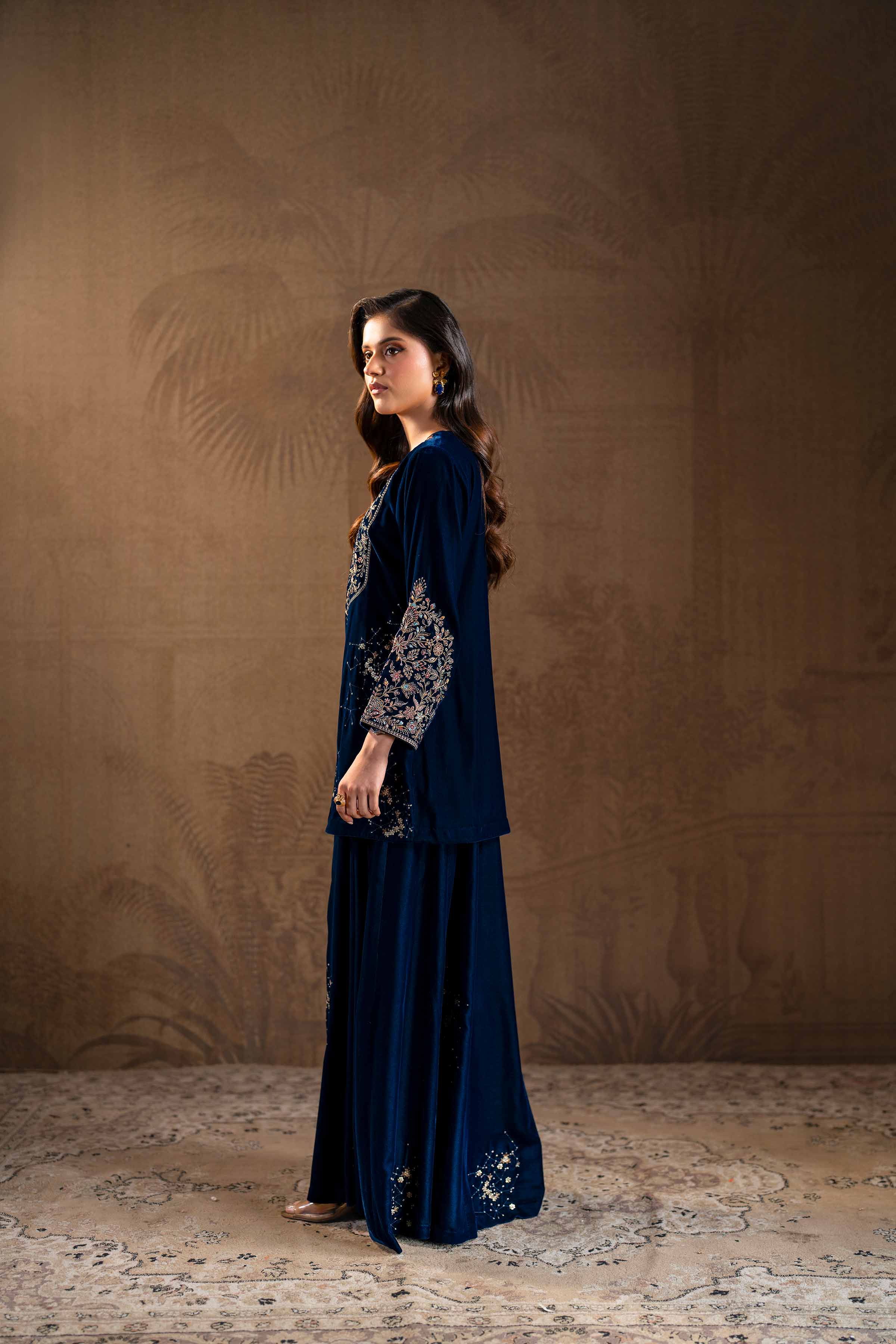 2 Piece - Embroidered Suit - KFW24-18