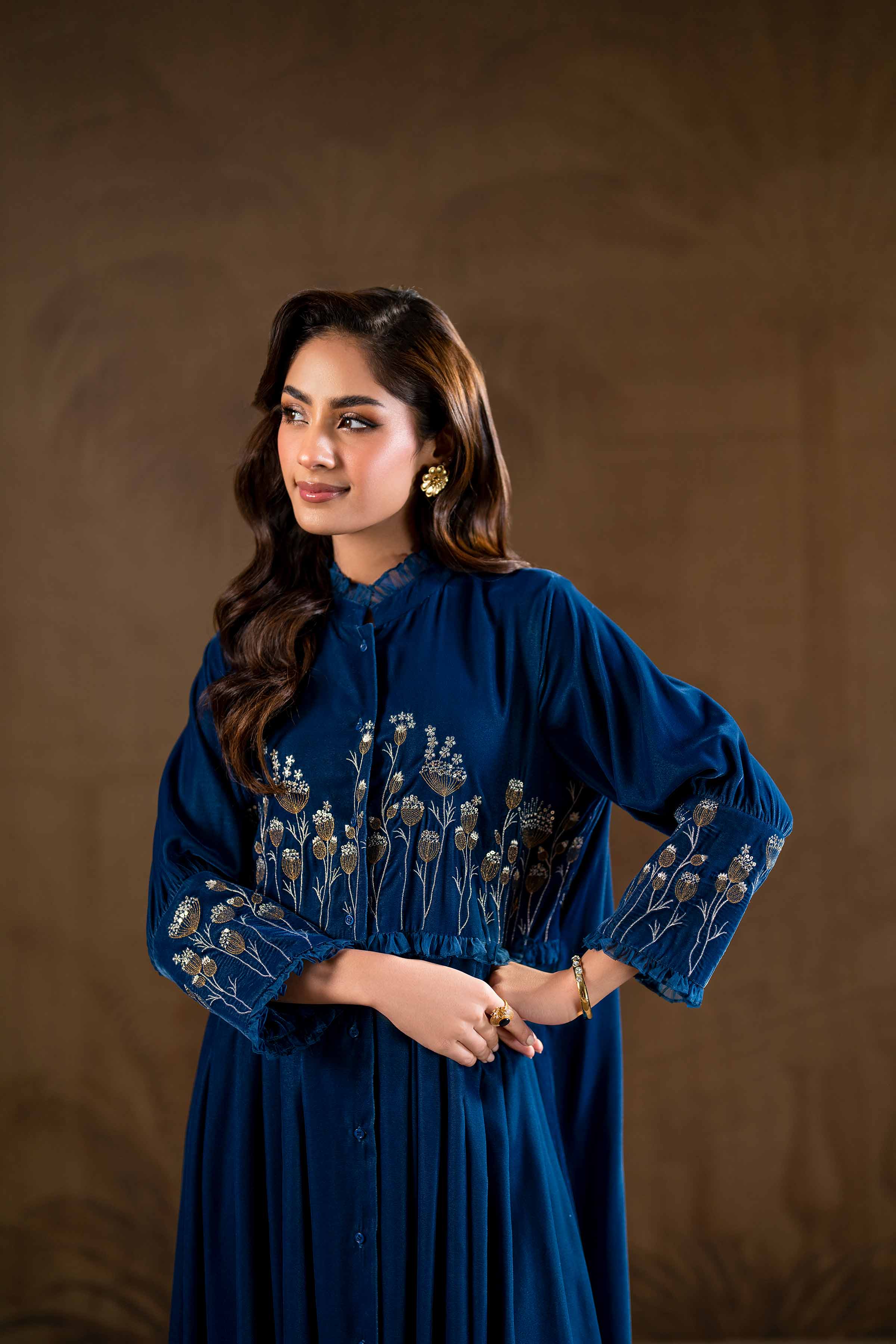 2 Piece - Embroidered Suit - KFW24-21