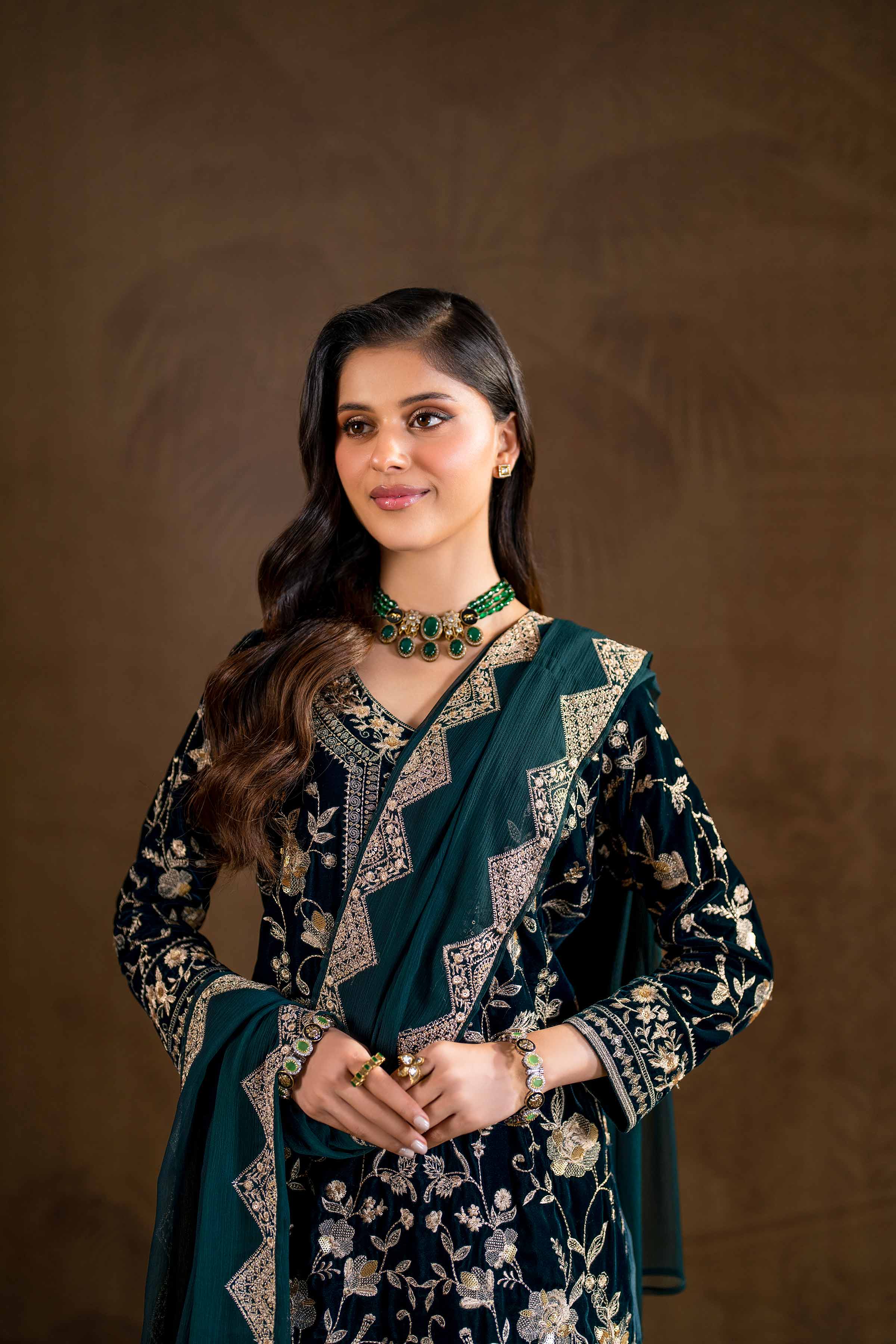 3 Piece - Embroidered Suit - KFW24-26
