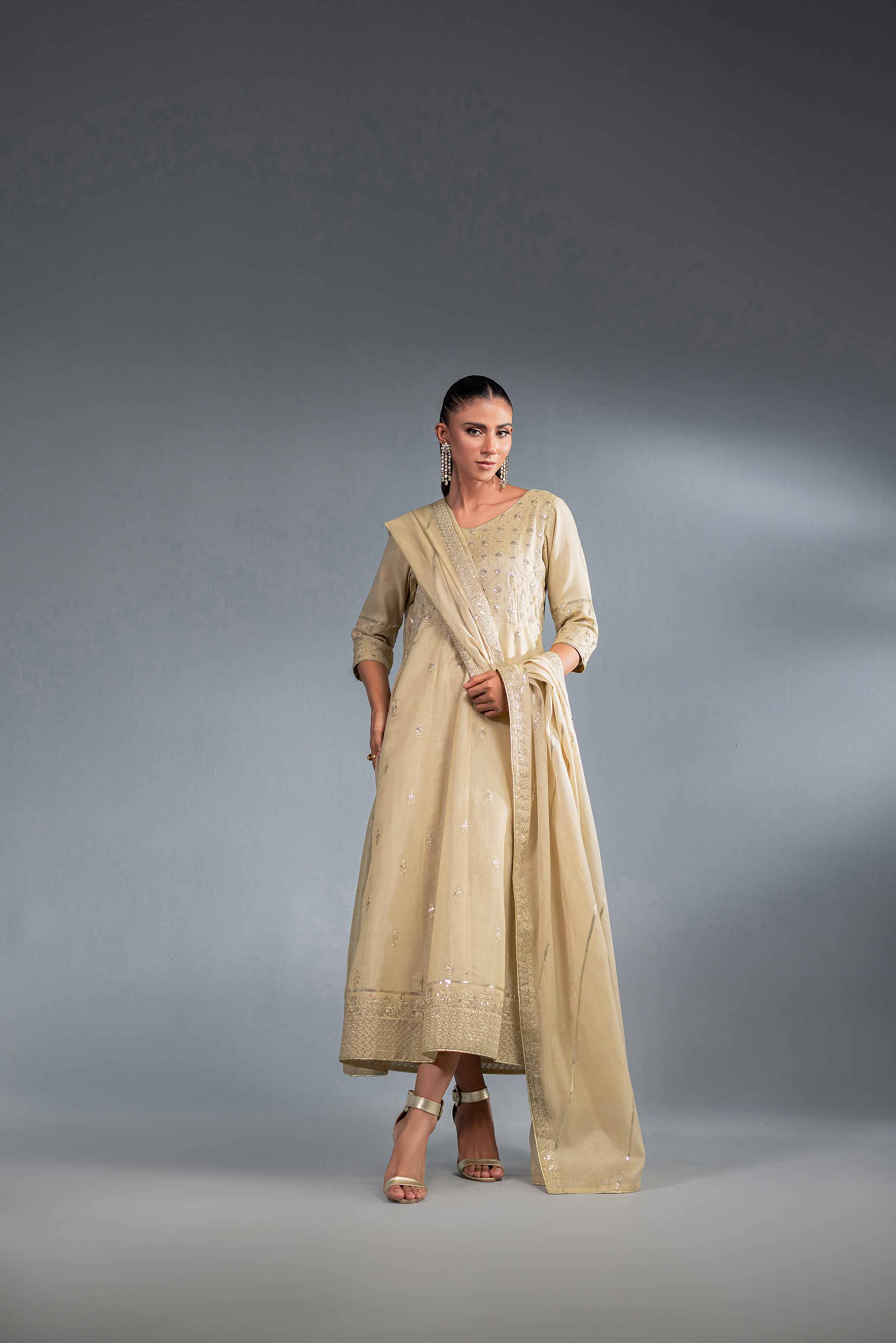 2 Piece - Embroidered Suit - KFW24-30