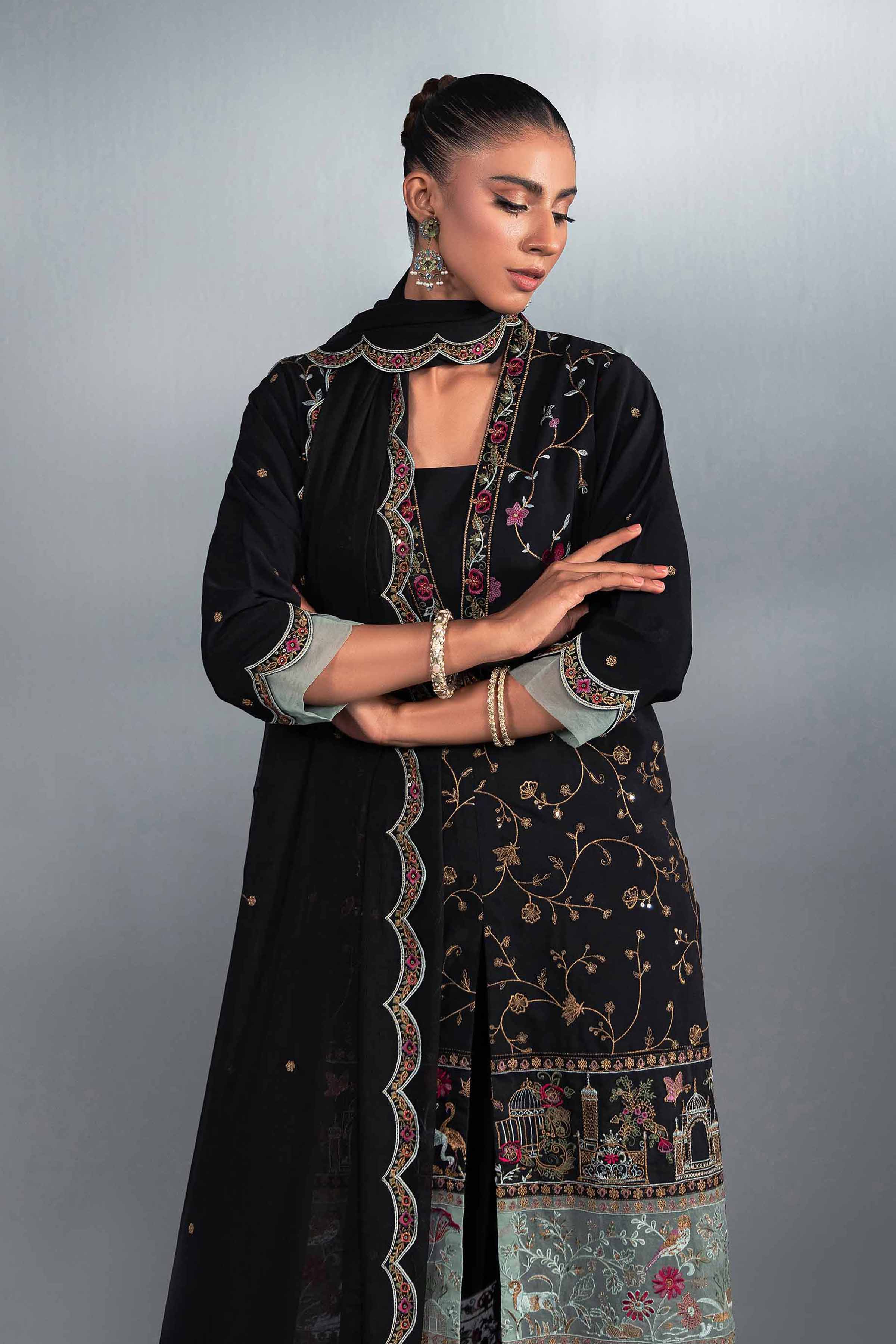 3 Piece - Embroidered Suit - KFW24-32