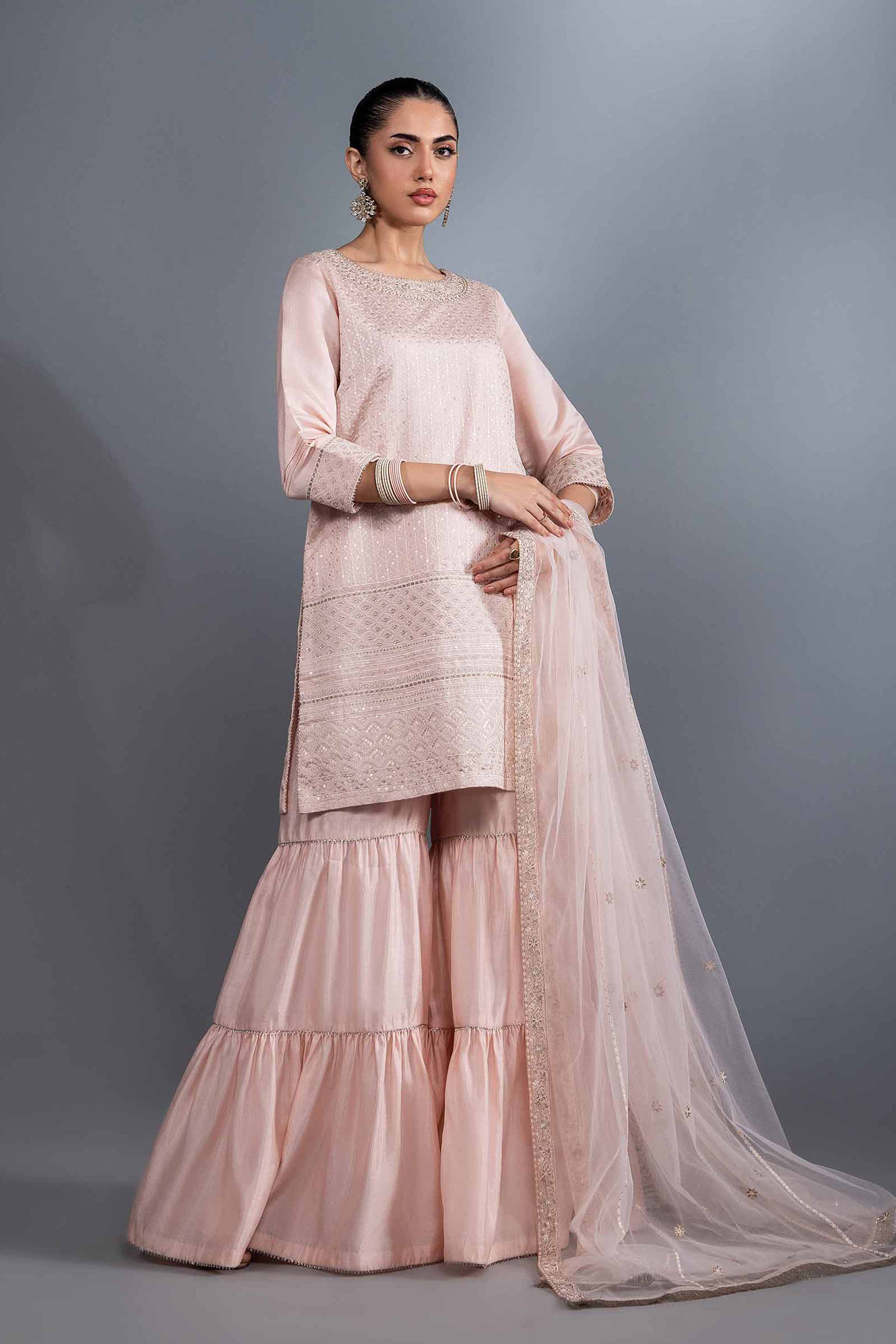 3 Piece - Embroidered Suit - KFW24-35