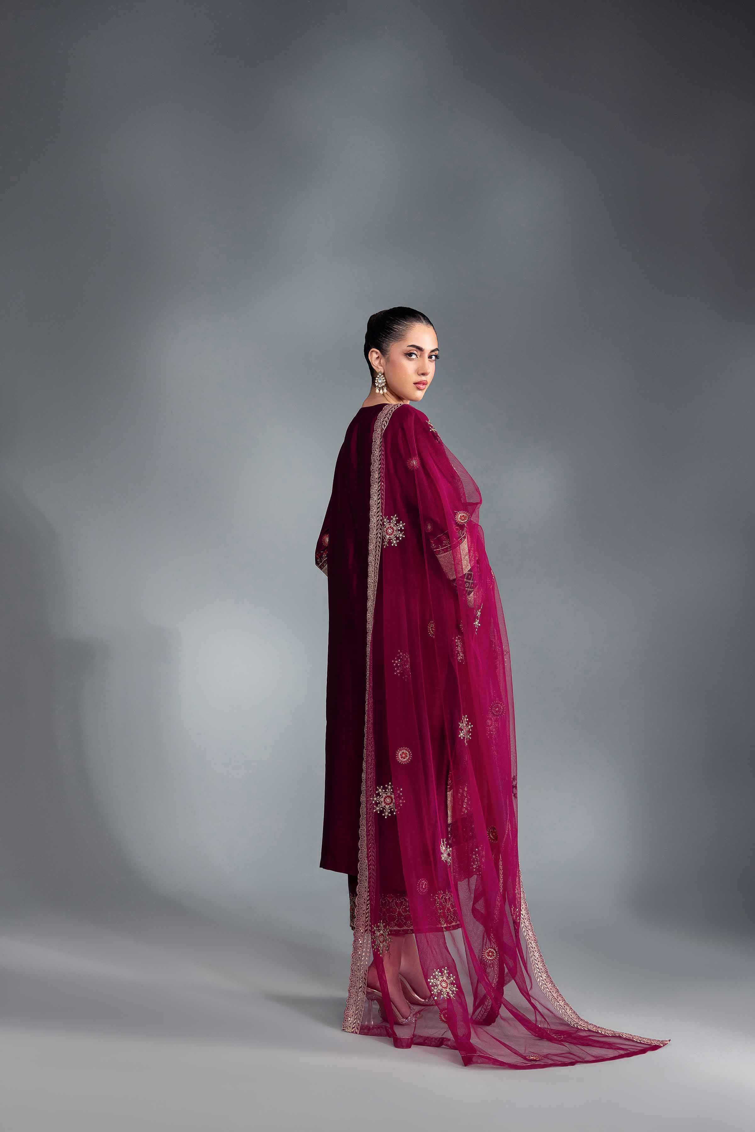 3 Piece - Embroidered Suit - KFW24-41