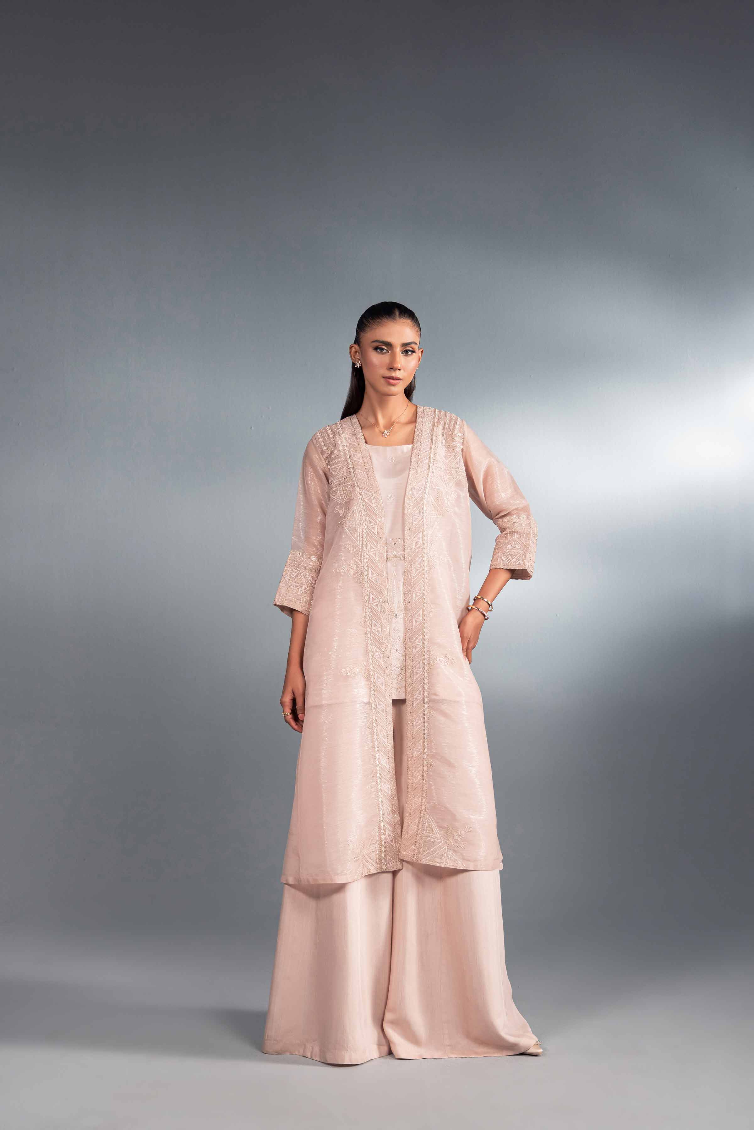 3 Piece - Embroidered Suit - KFW24-46