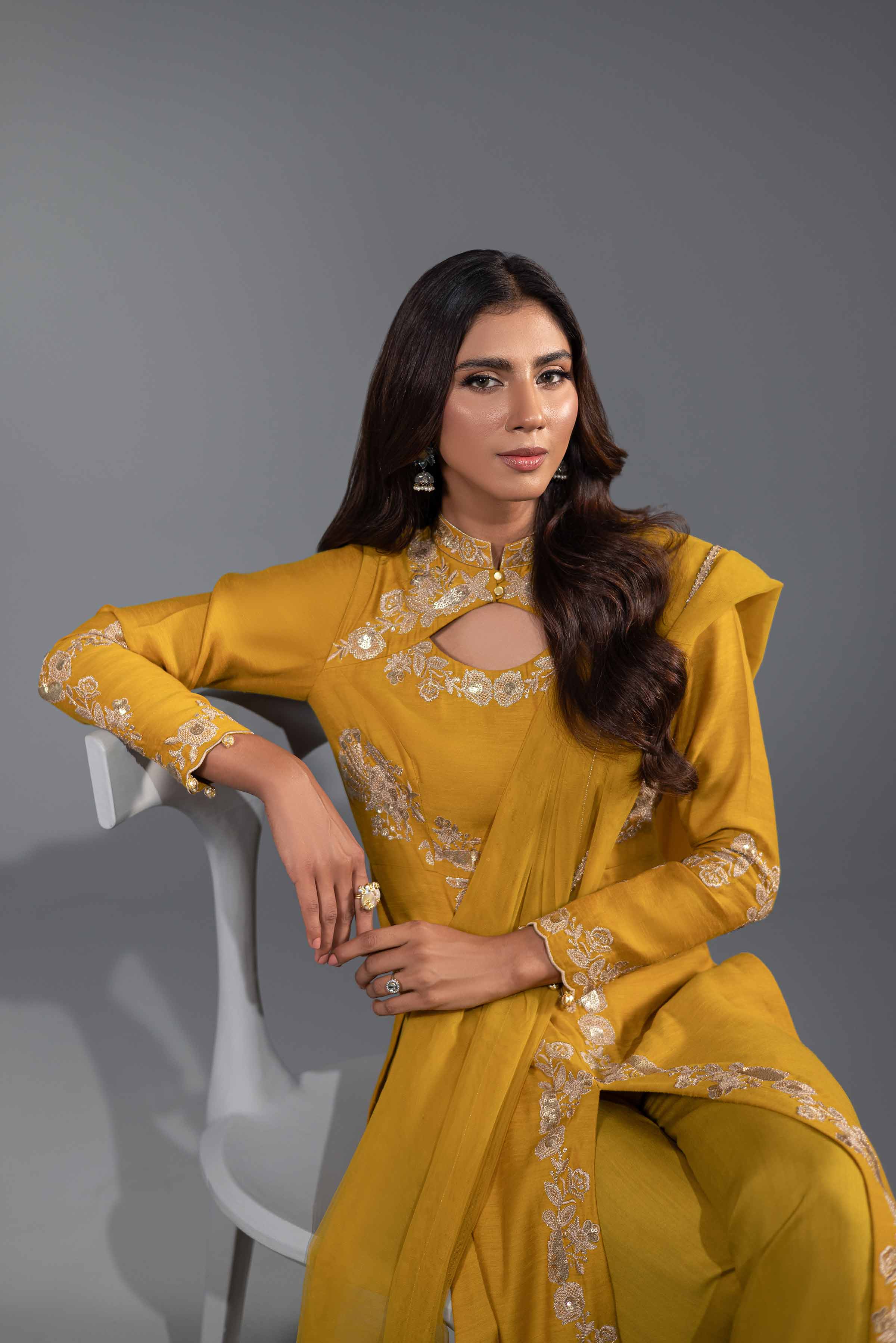 3 Piece - Embroidered Suit - KFW24-53
