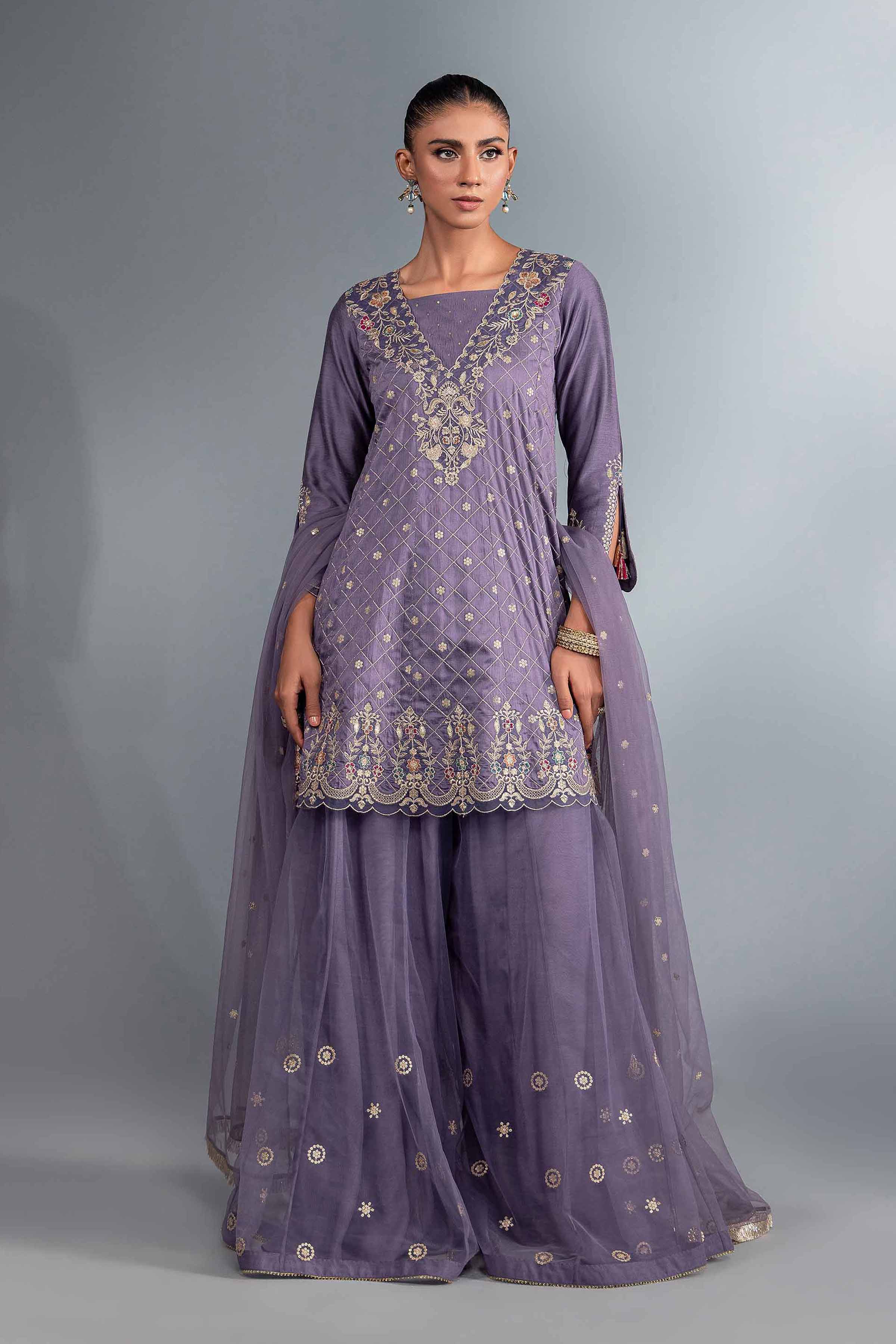 3 Piece - Embroidered Suit - KFW24-55