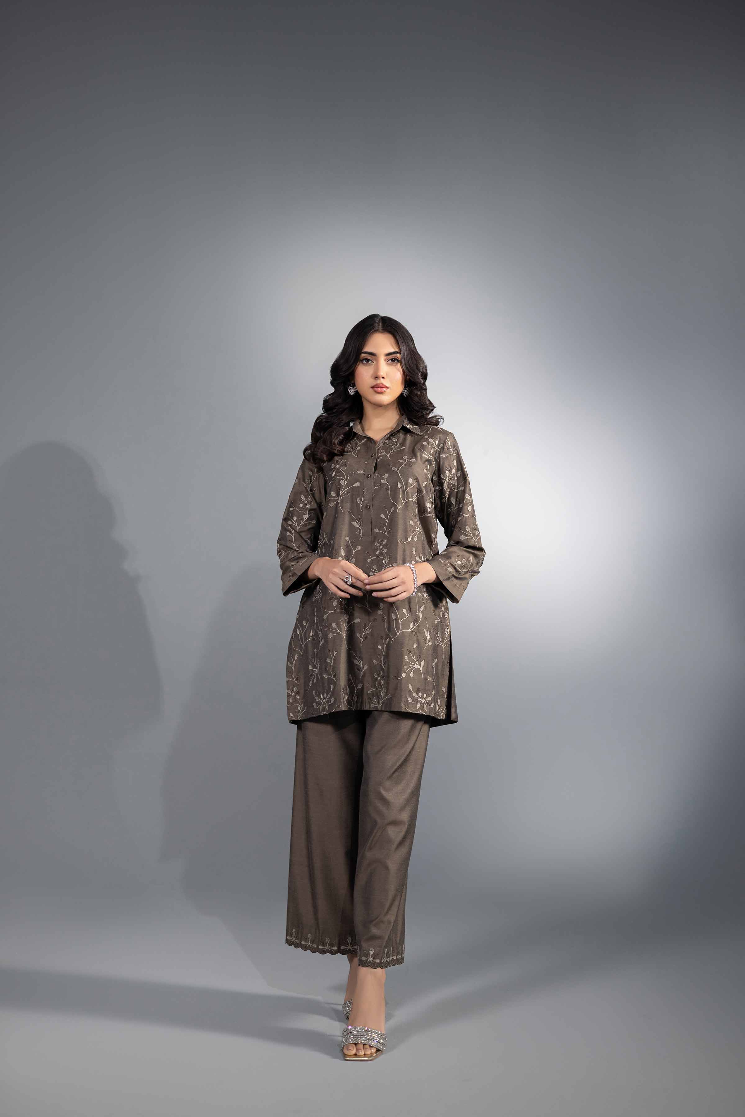 2 Piece - Embroidered Suit - KFW24-63
