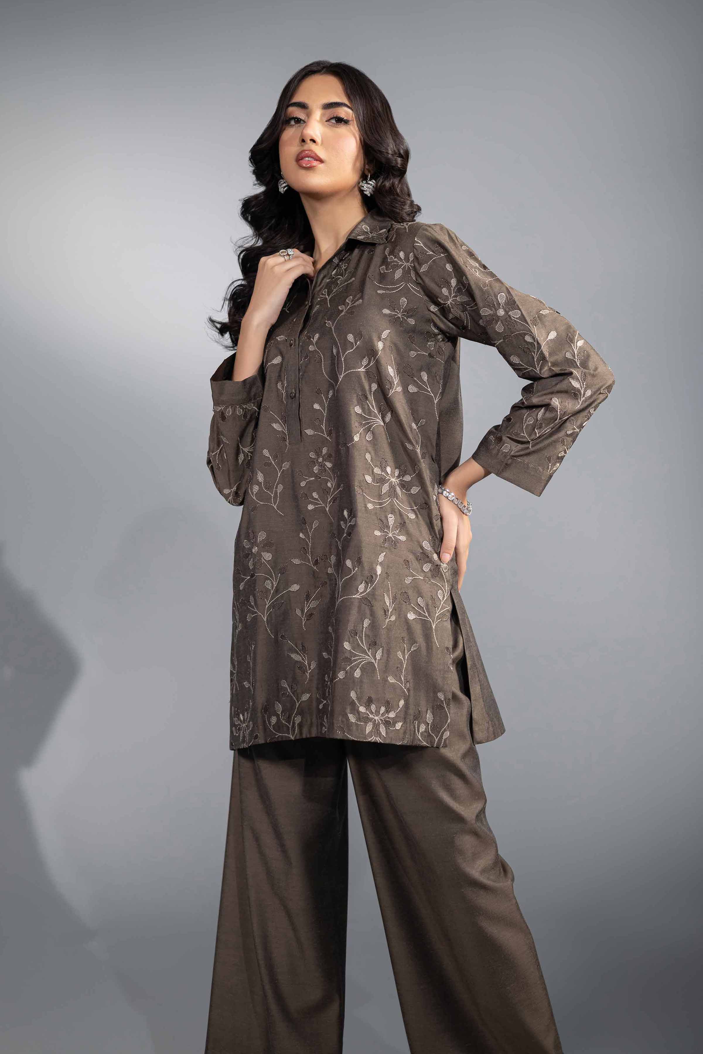 2 Piece - Embroidered Suit - KFW24-63