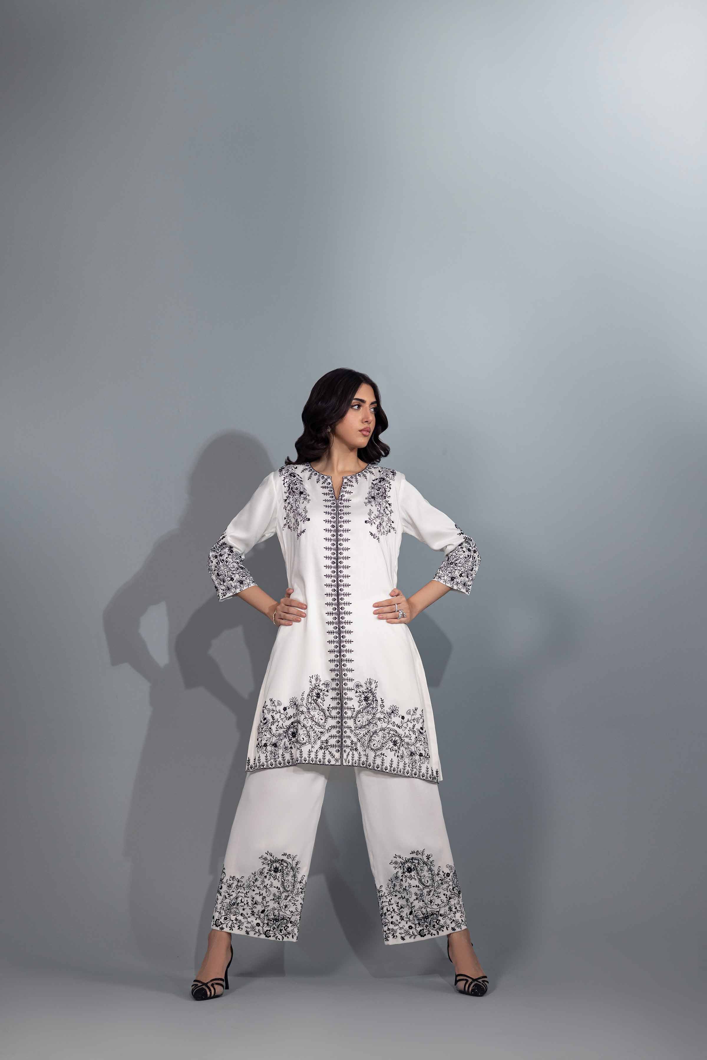 2 Piece - Embroidered Suit - KFW24-67