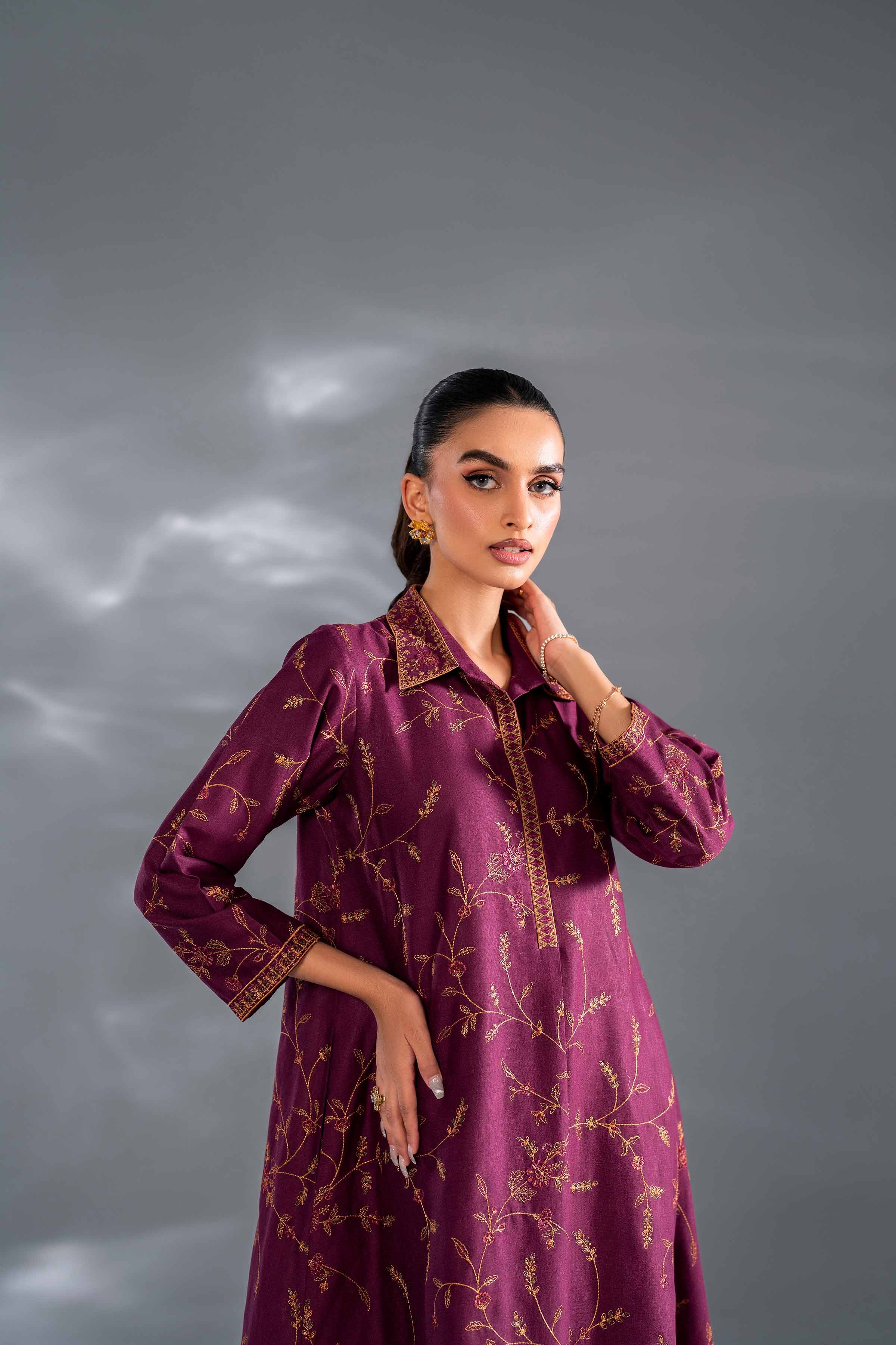 2 Piece - Embroidered Suit - KFW24-95