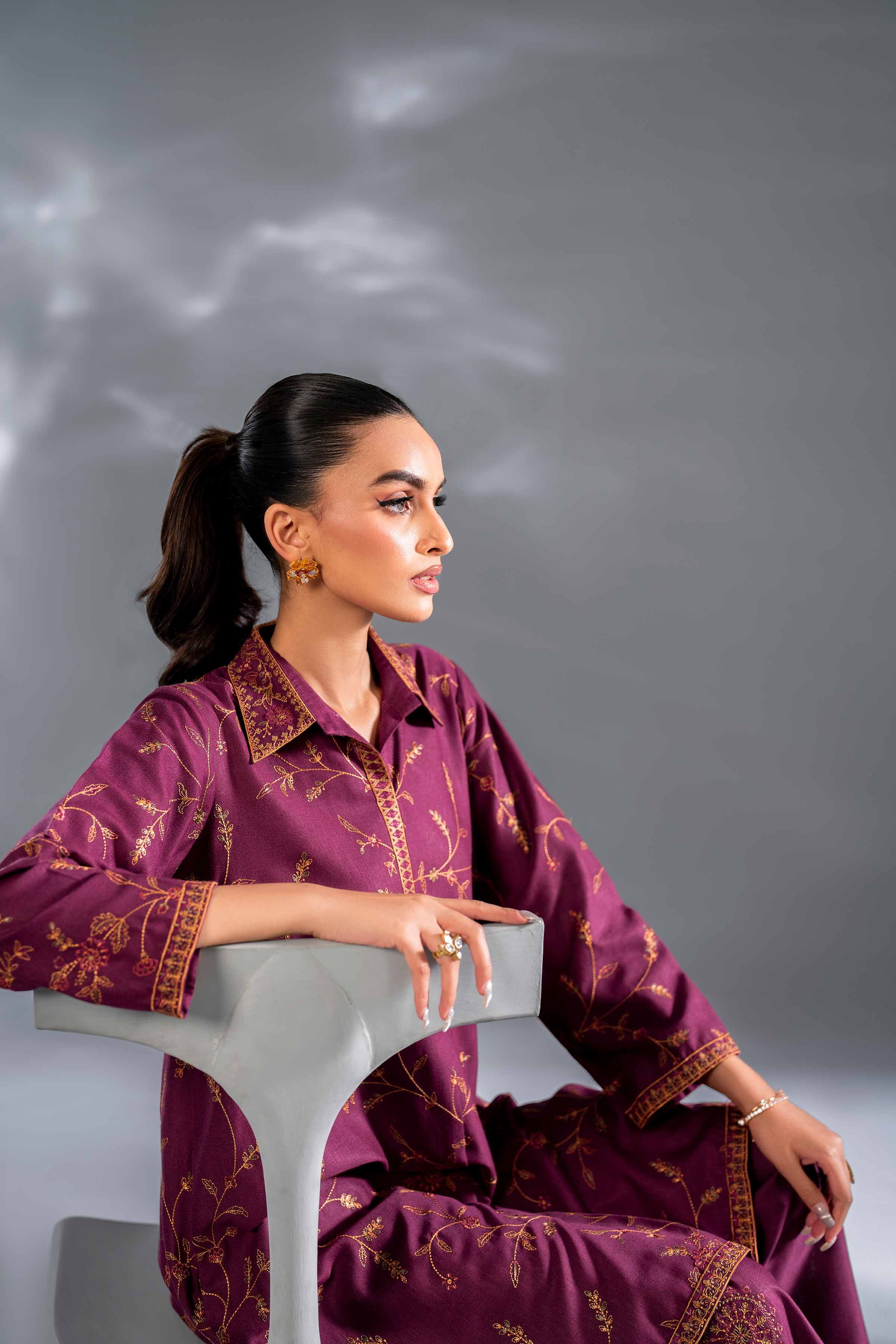 2 Piece - Embroidered Suit - KFW24-95