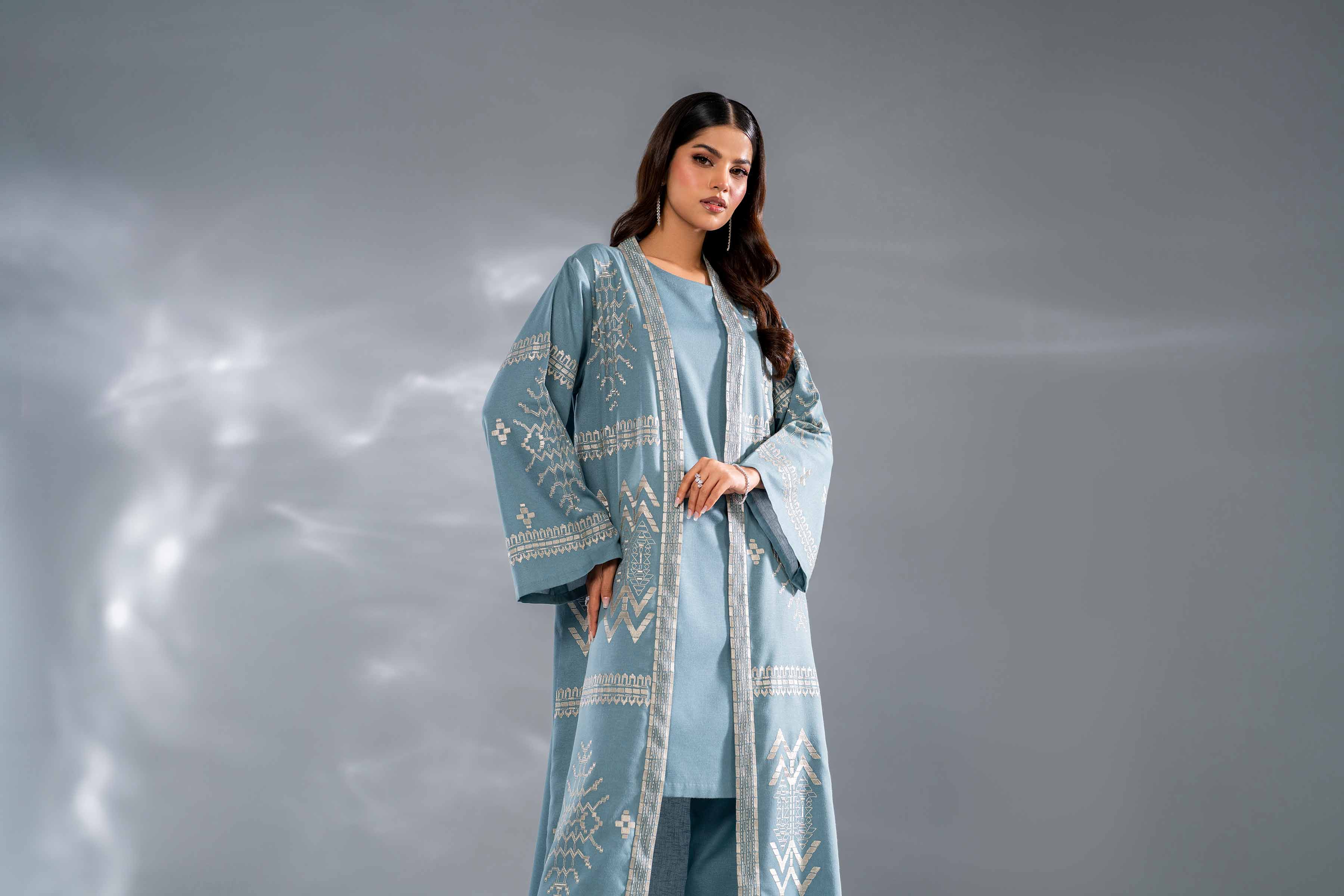 3 Piece - Embroidered Suit - KFW24-98