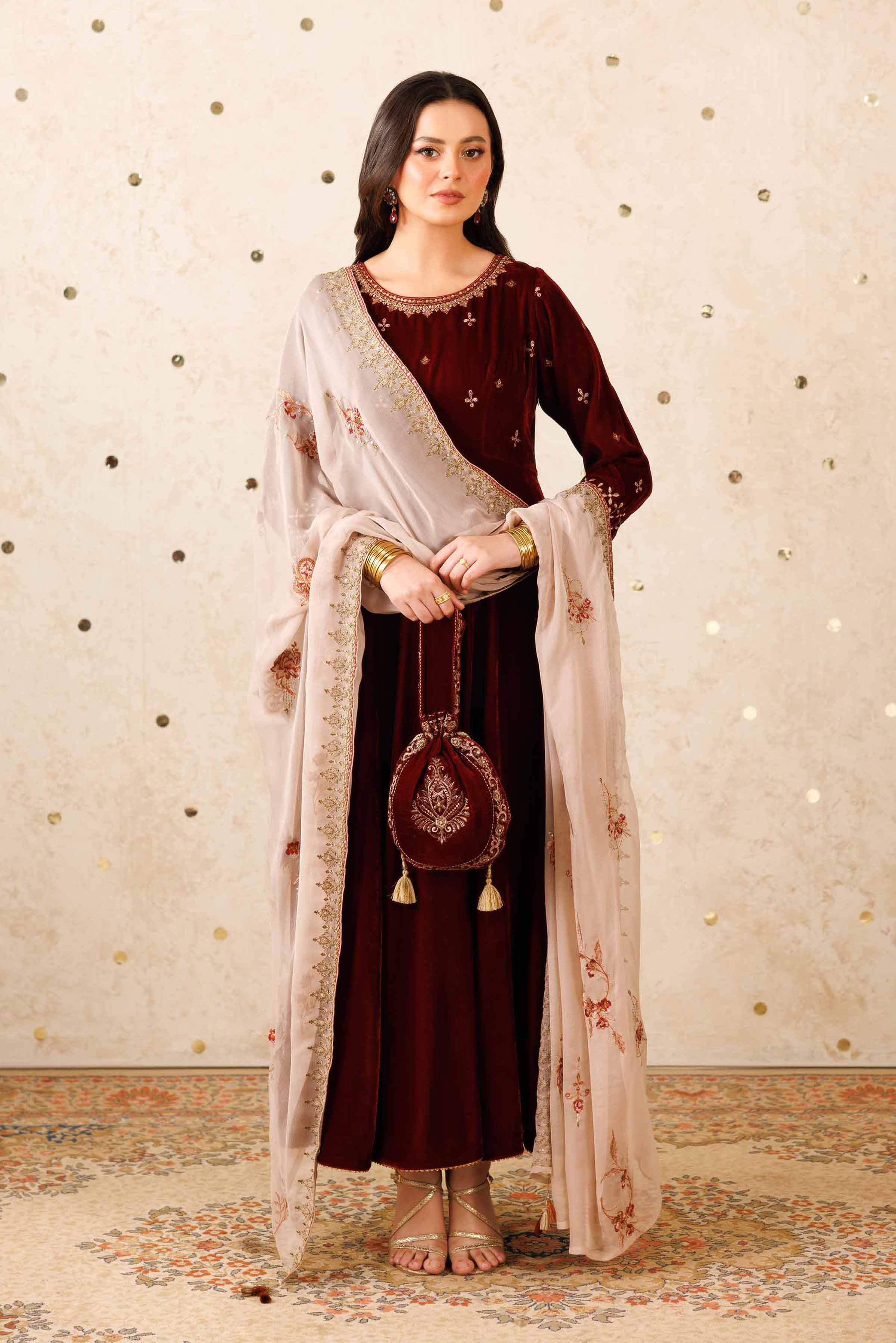 2 Piece - Embroidered Suit - KFW25-05