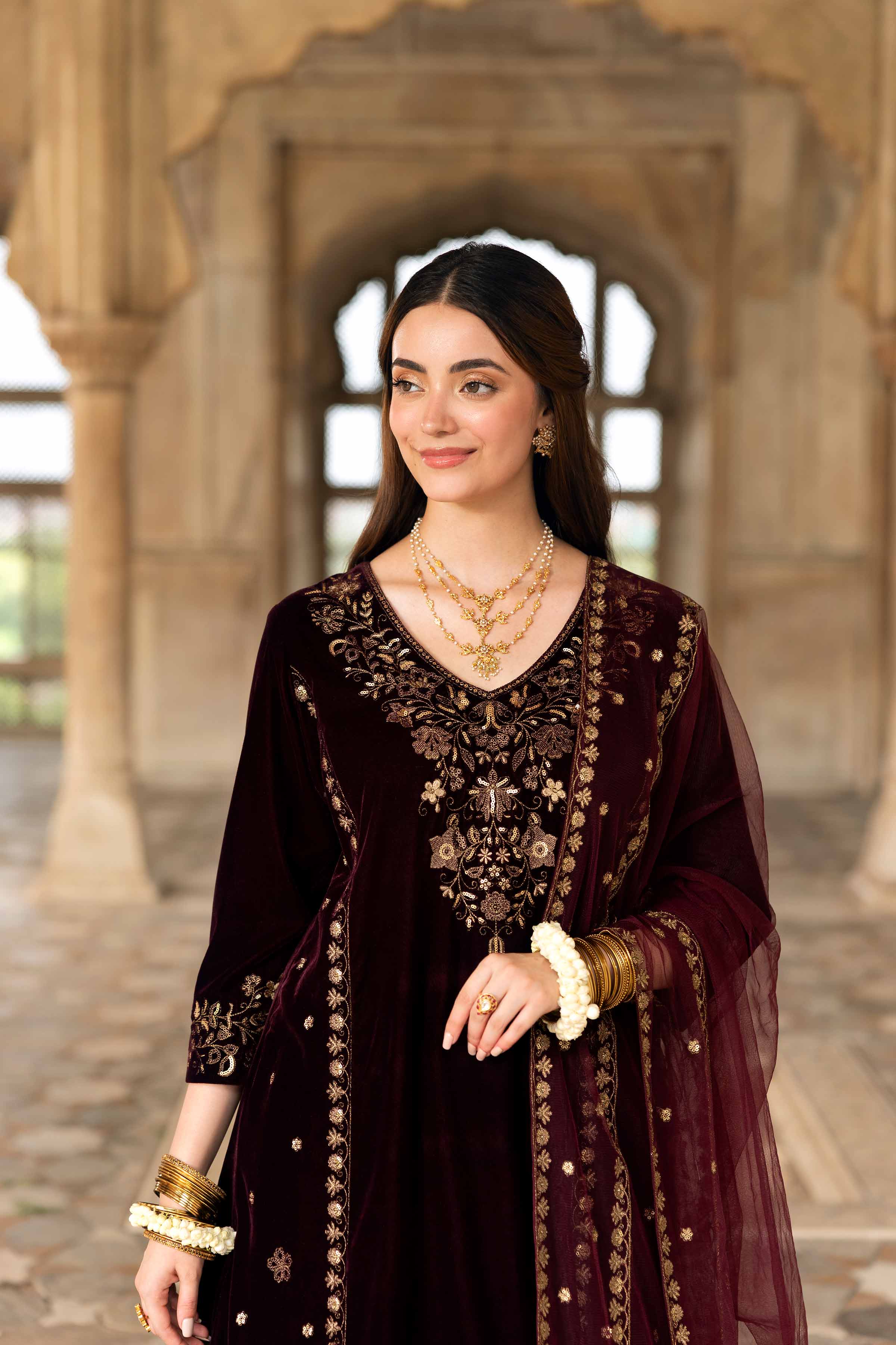 3 Piece - Embroidered Suit - KFW25-07