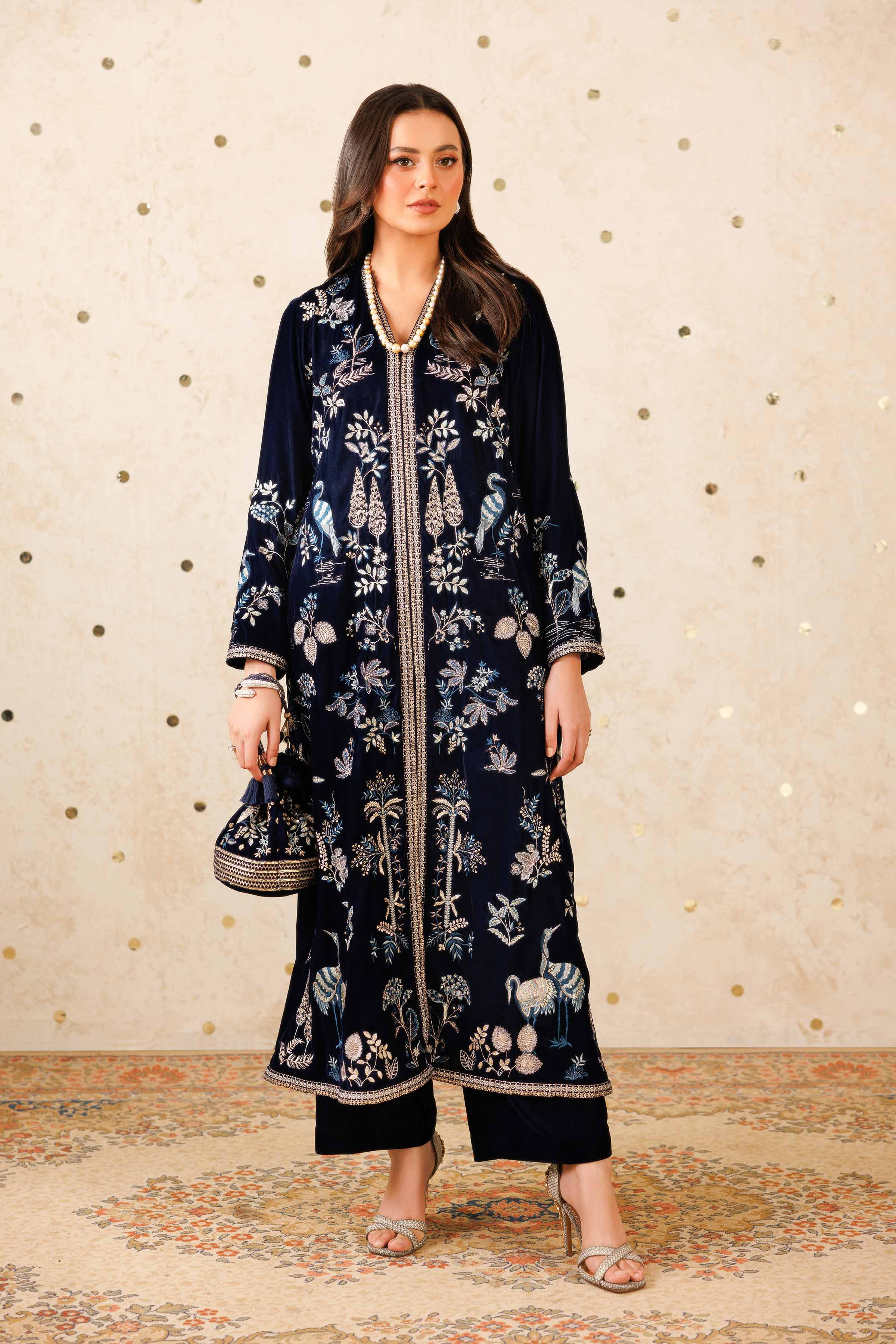 2 Piece - Embroidered Suit - KFW25-08 Luxury Pret Cross Season Edit 2025