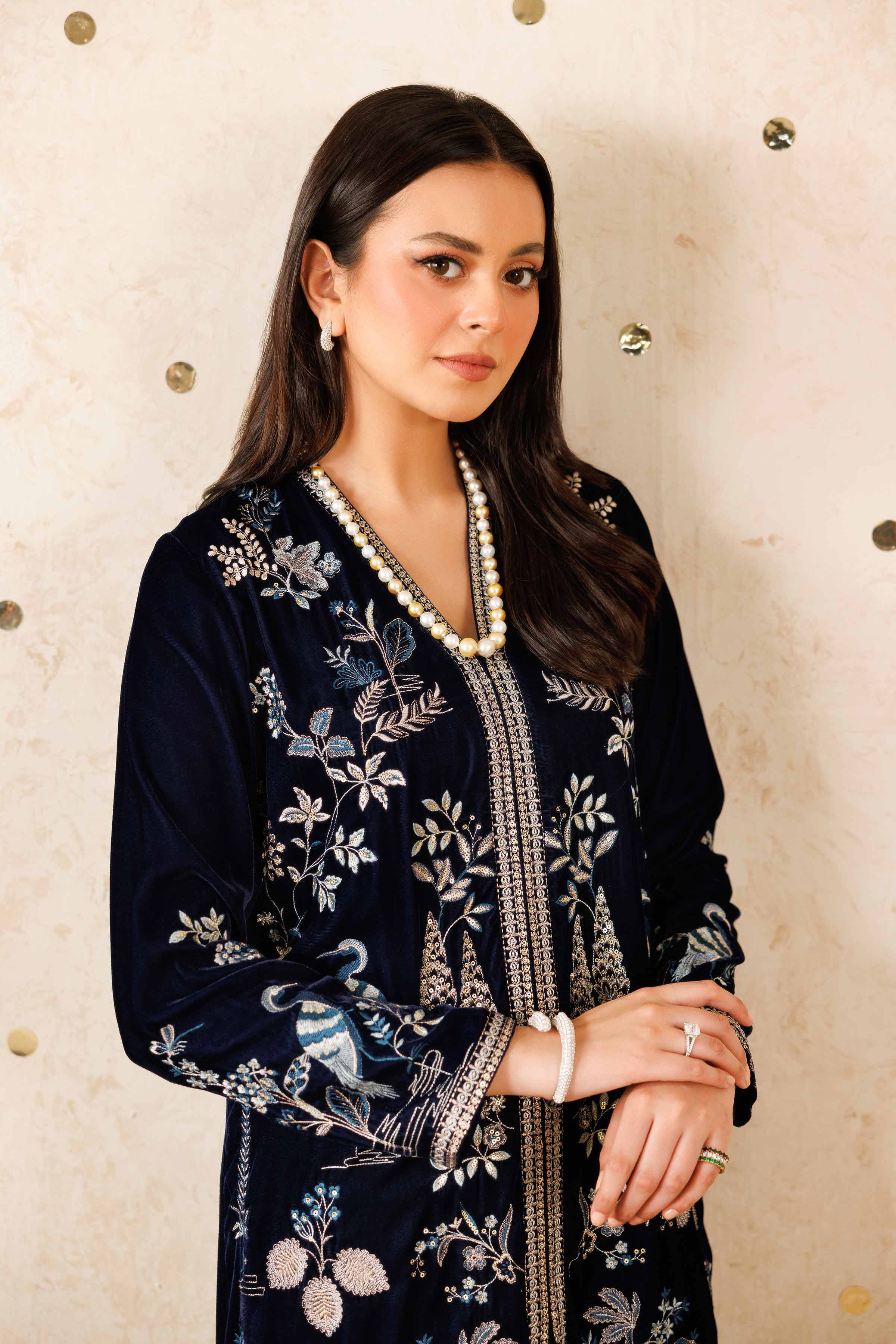2 Piece - Embroidered Suit - KFW25-08 Luxury Pret Cross Season Edit 2025