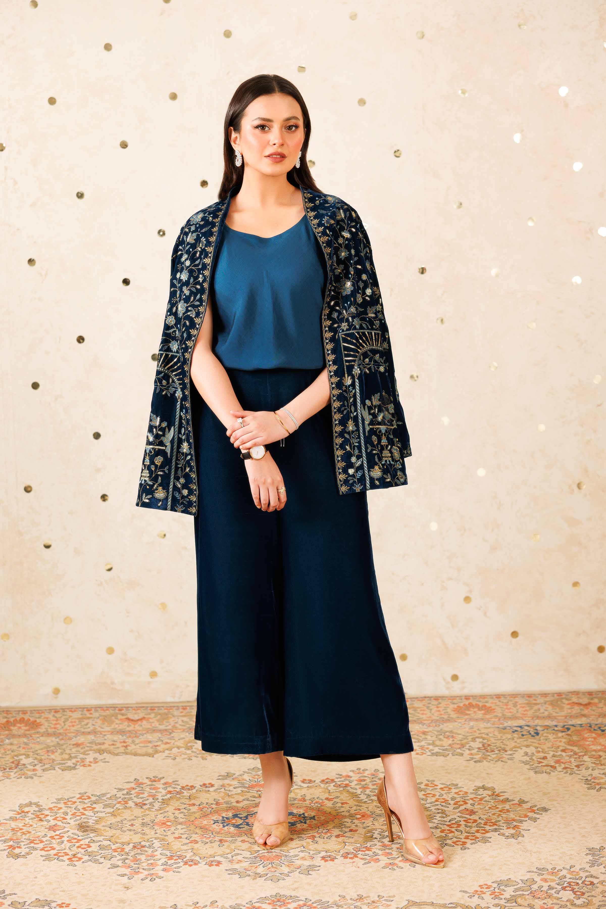 3 Piece - Embroidered Suit - KFW25-10 Luxury Pret Cross Season Edit 2025