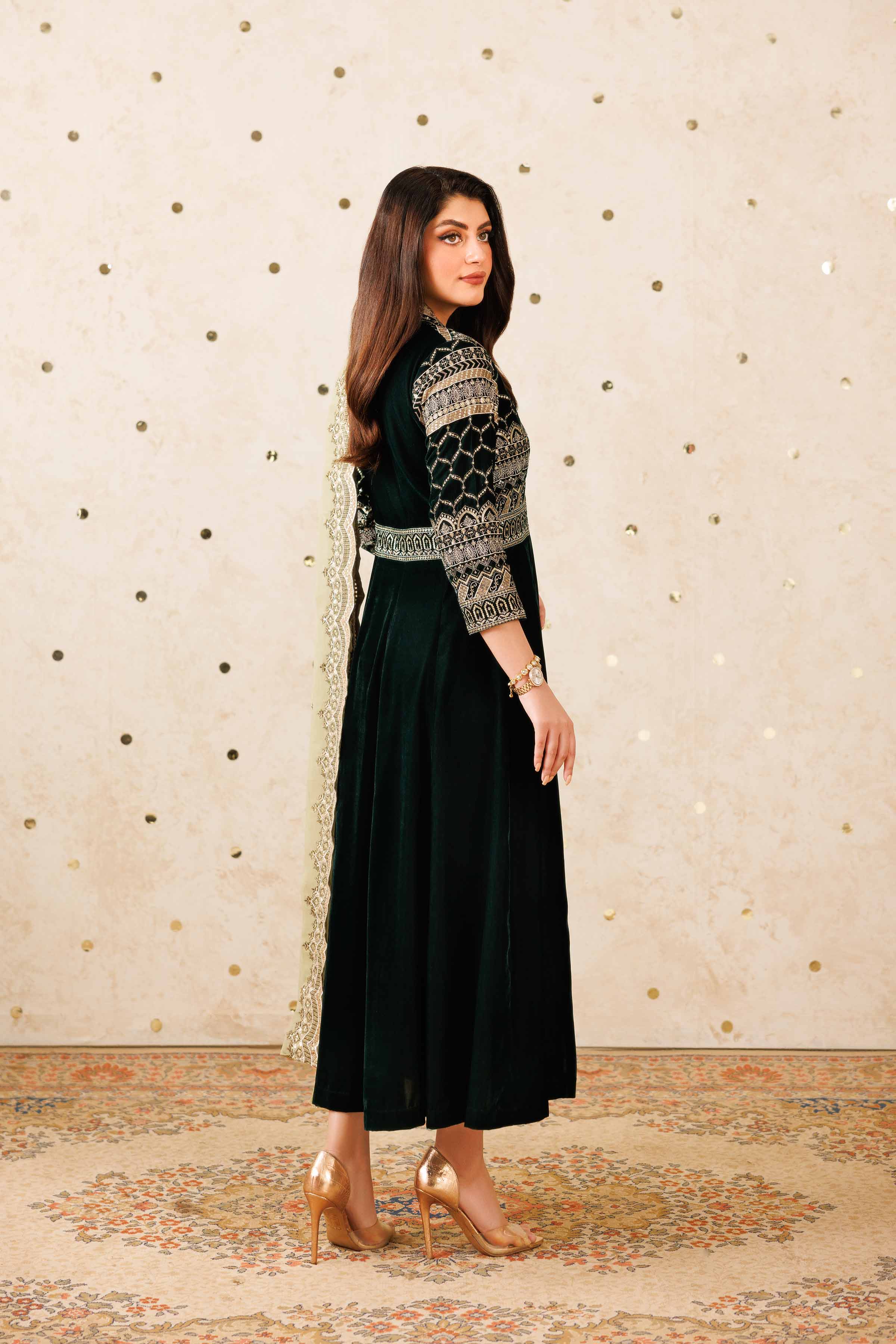 2 Piece - Embroidered Suit - KFW25-12 Luxury Pret Cross Season Edit 2025