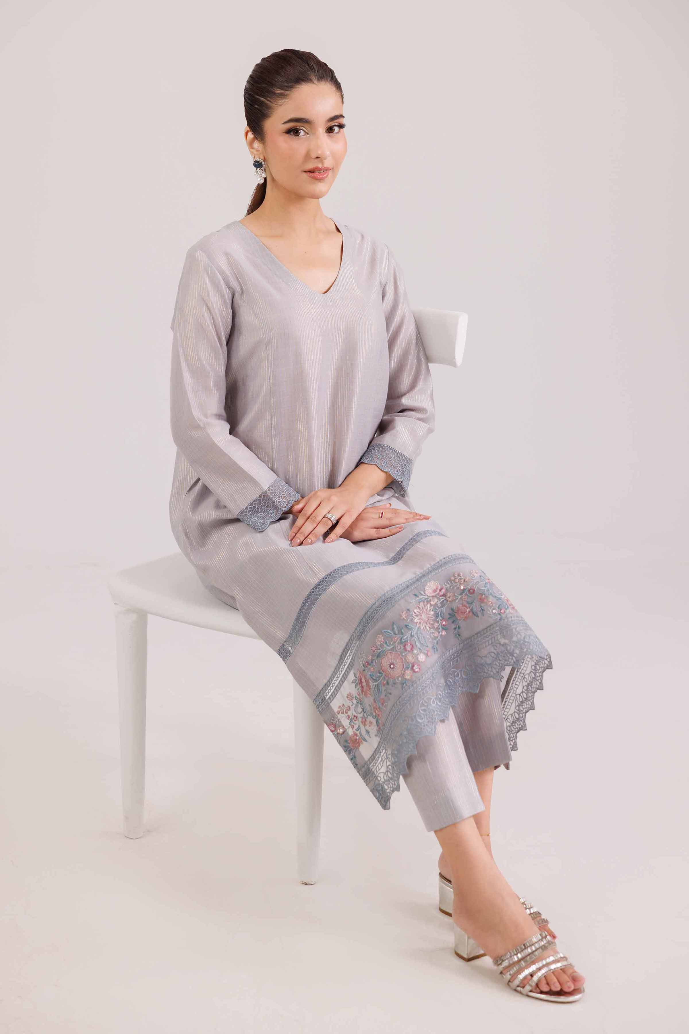 2 Piece - Embroidered Suit - KFW25-138 for Women - Pret Collection | Nishat | Shop Online