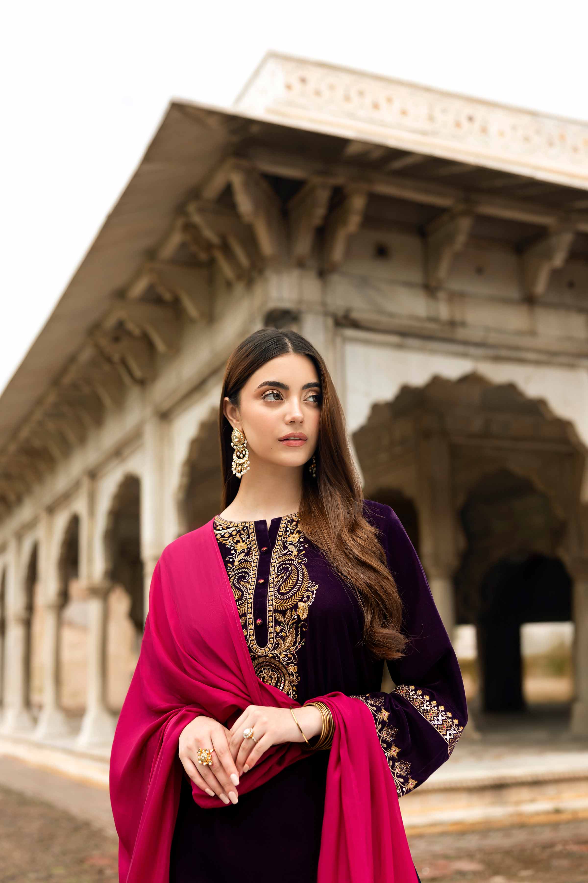 3 Piece - Embroidered Suit - KFW25-14