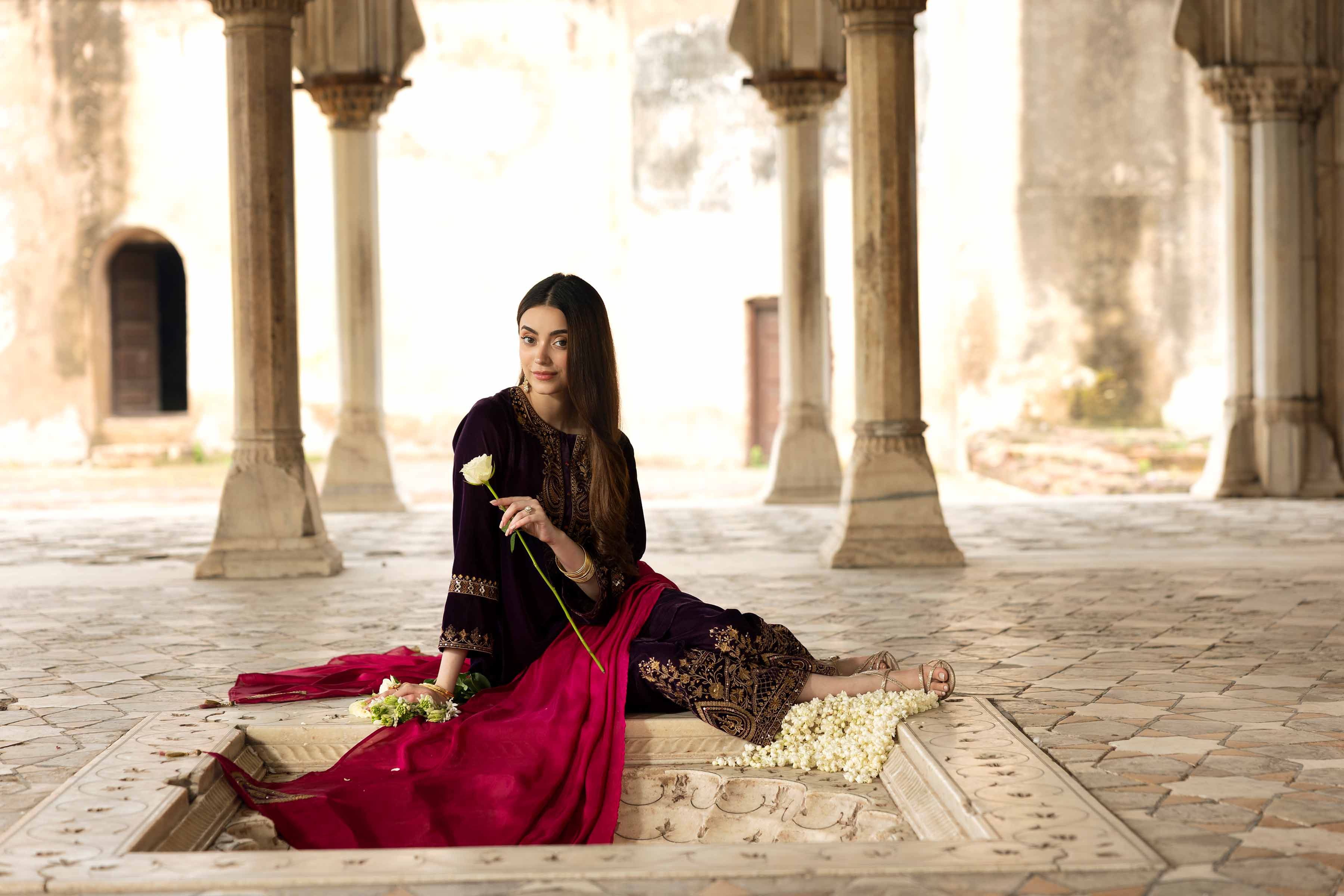 3 Piece - Embroidered Suit - KFW25-14