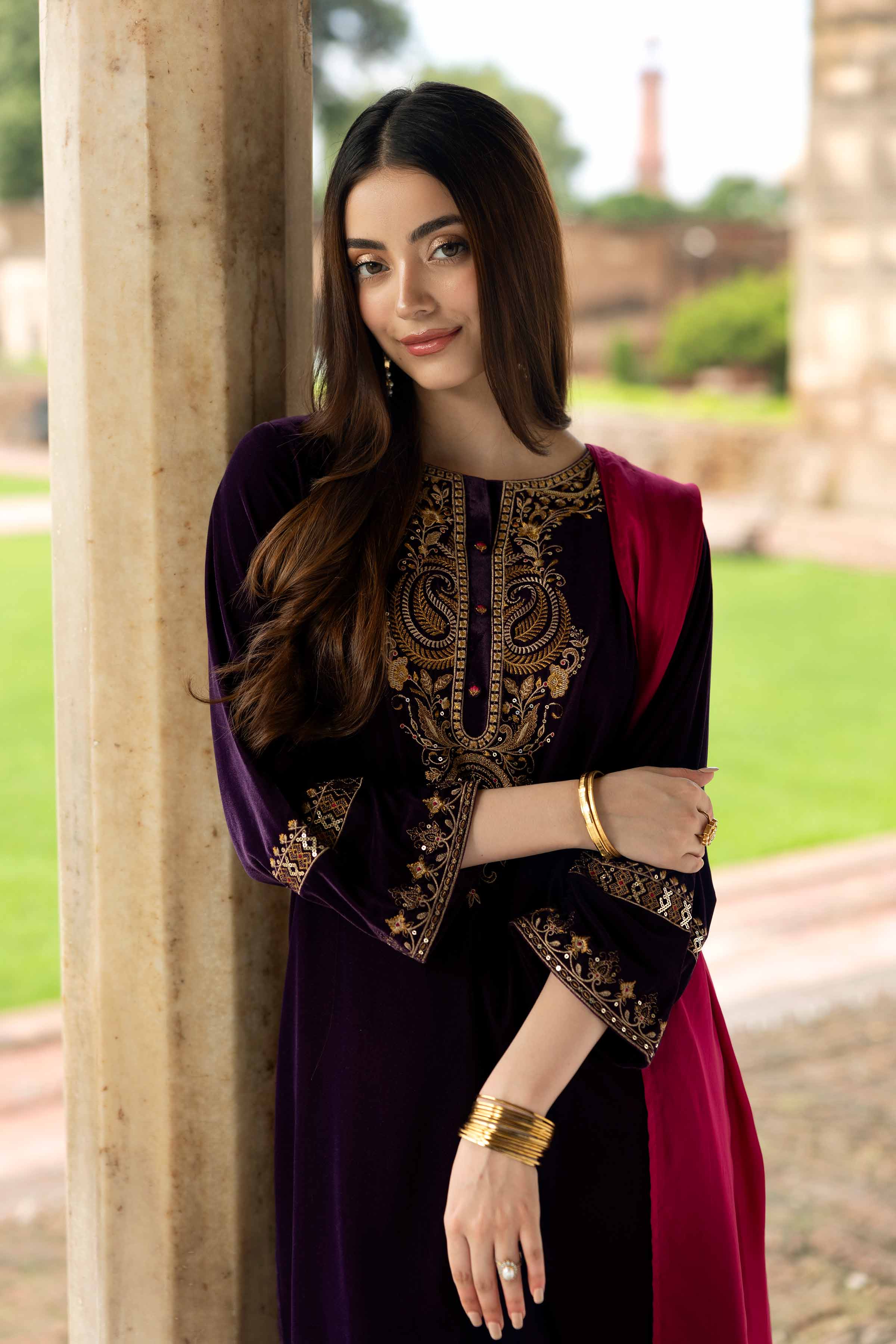 3 Piece - Embroidered Suit - KFW25-14