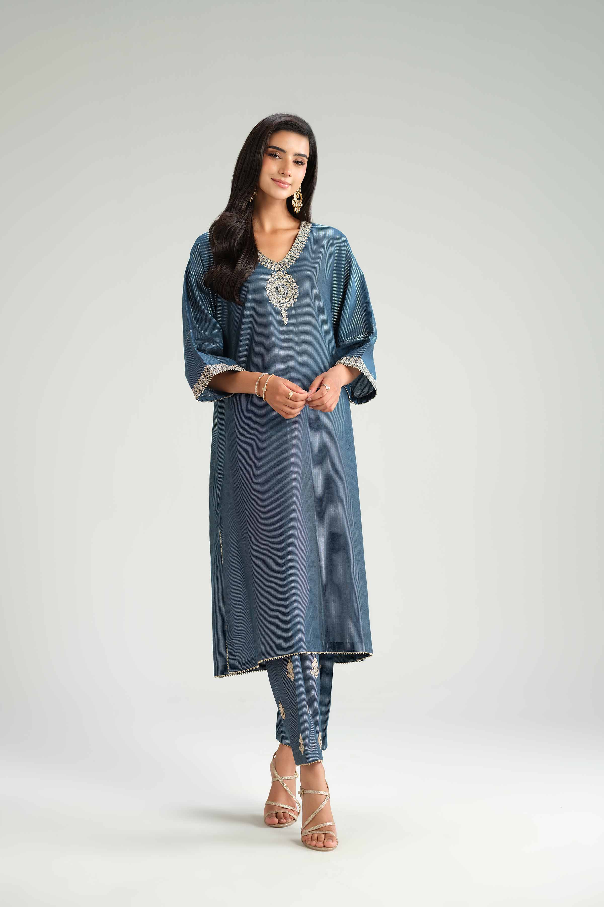 2 Piece - Embroidered Suit - KFW25-164 for Women - Pret Collection | Nishat | Shop Online