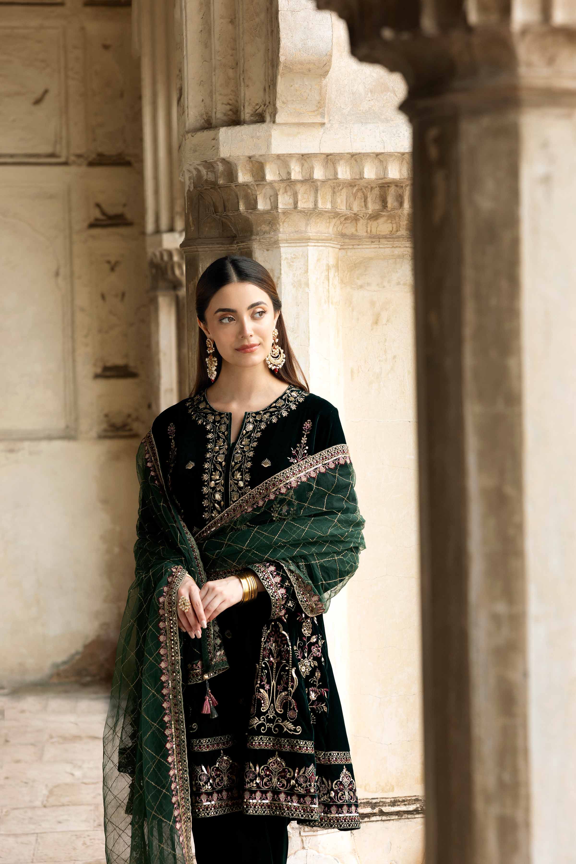 3 Piece - Embroidered Suit - KFW25-16 for Women - Pret Collection | Nishat | Shop Online