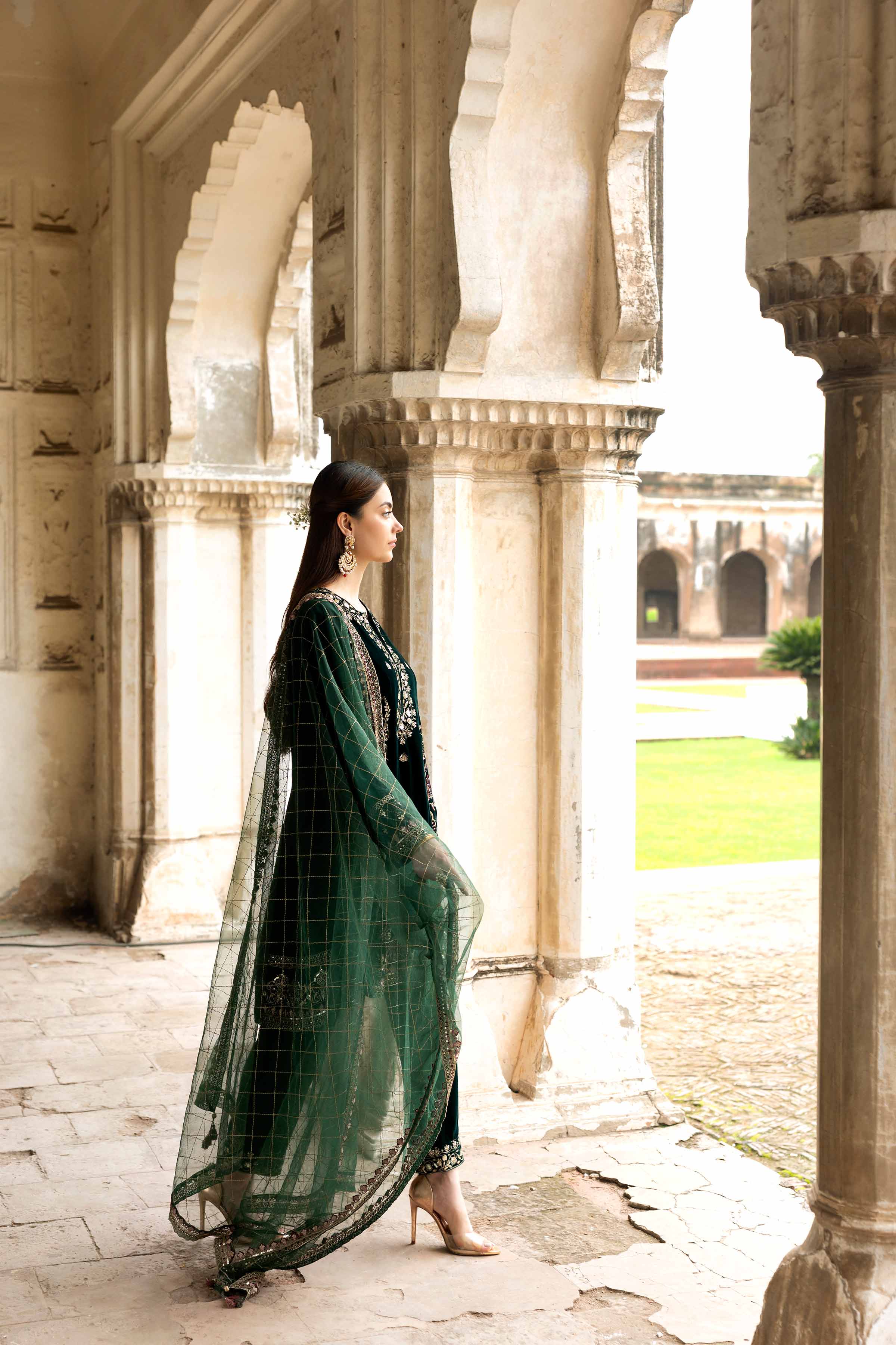 3 Piece - Embroidered Suit - KFW25-16 for Women - Pret Collection | Nishat | Shop Online