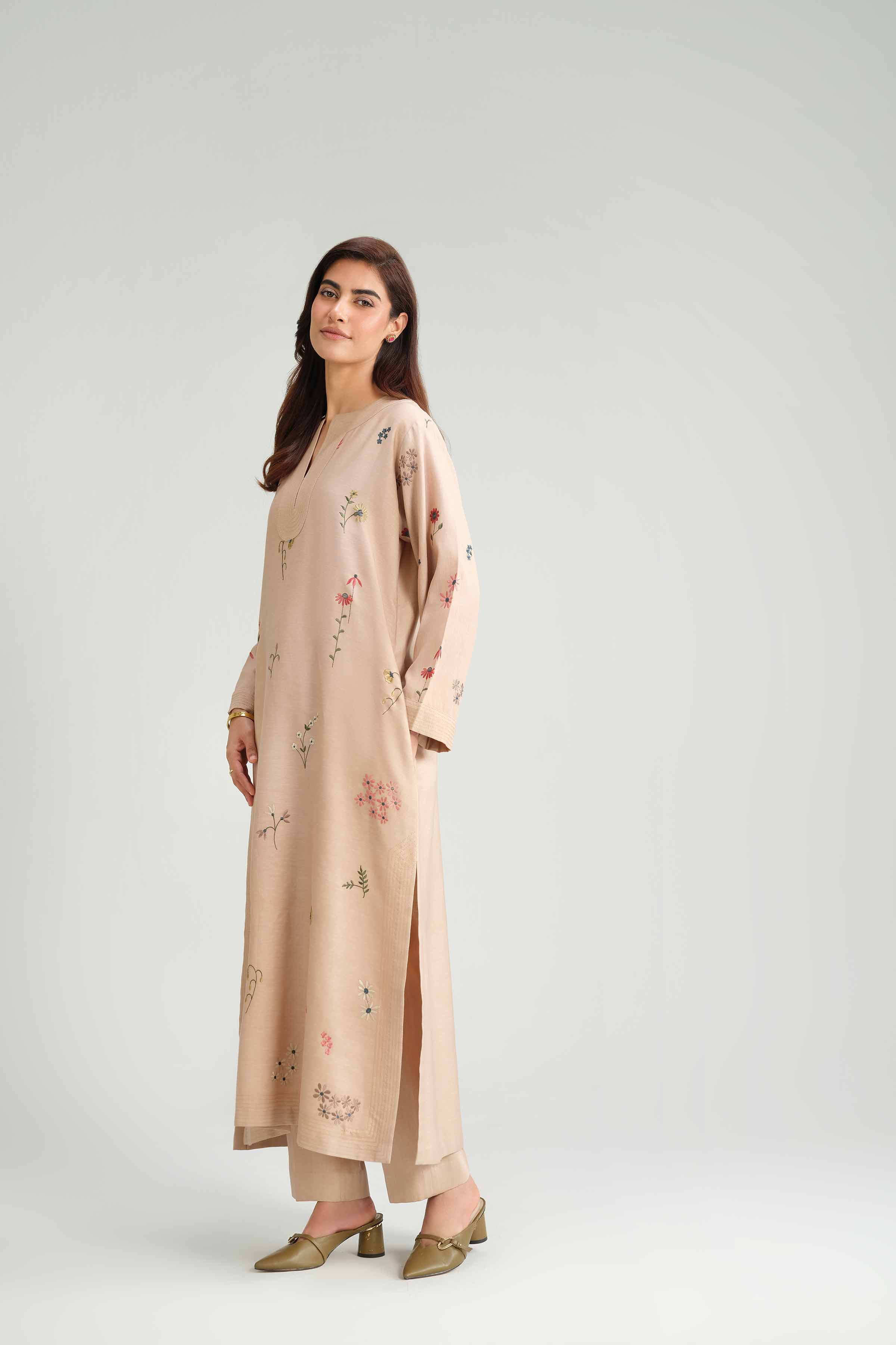 2 Piece - Embroidered Suit - KFW25-171 for Women - Pret Collection | Nishat | Shop Online