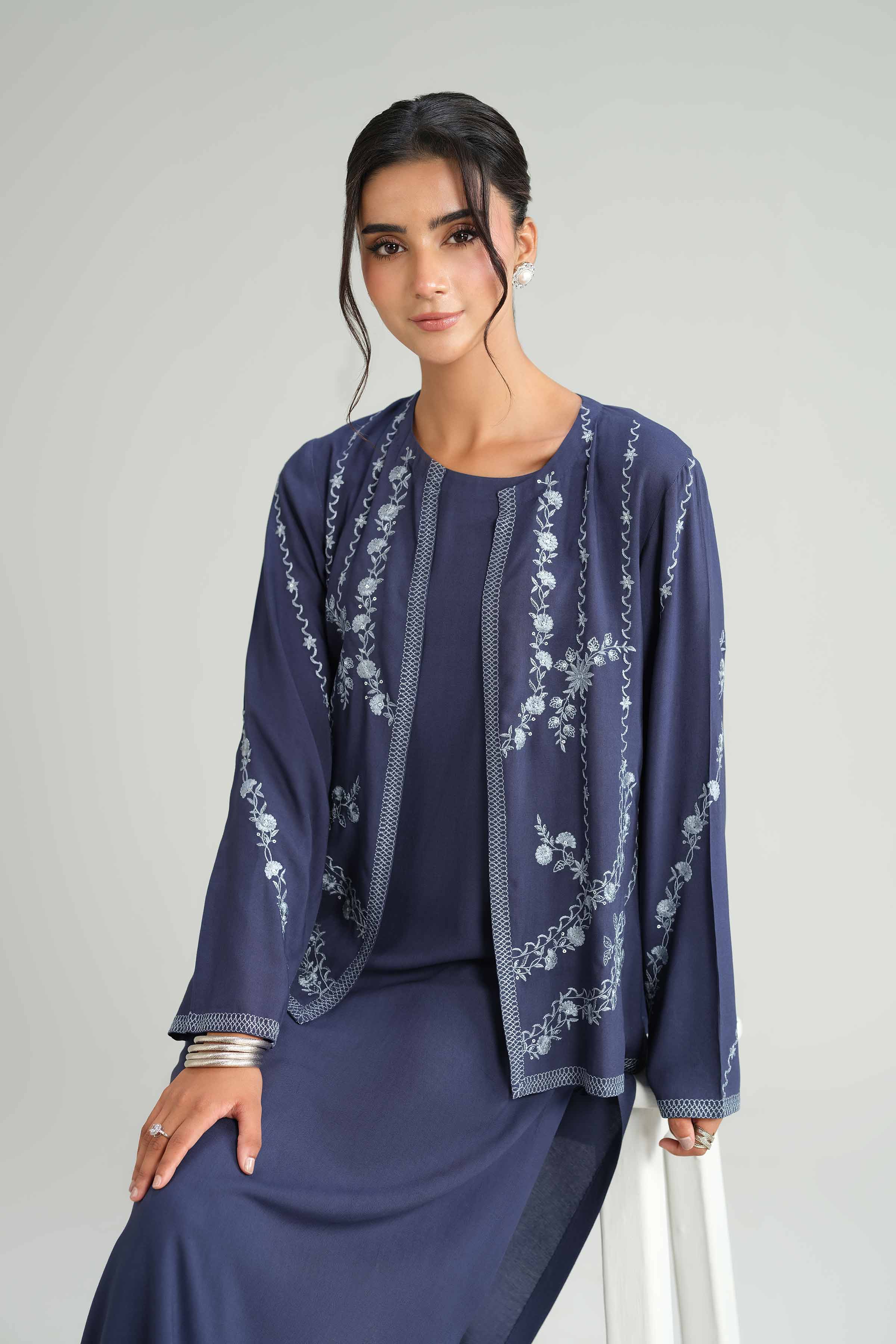 3 Piece - Embroidered Suit - KFW25-178 for Women - Pret Collection | Nishat | Shop Online