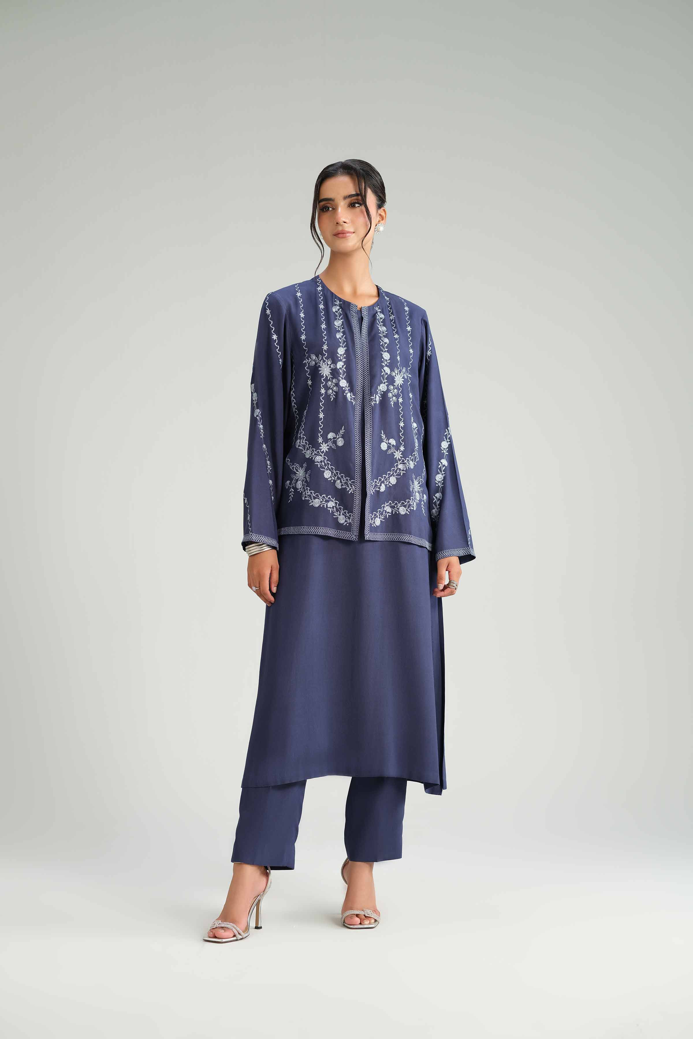 3 Piece - Embroidered Suit - KFW25-178 for Women - Pret Collection | Nishat | Shop Online