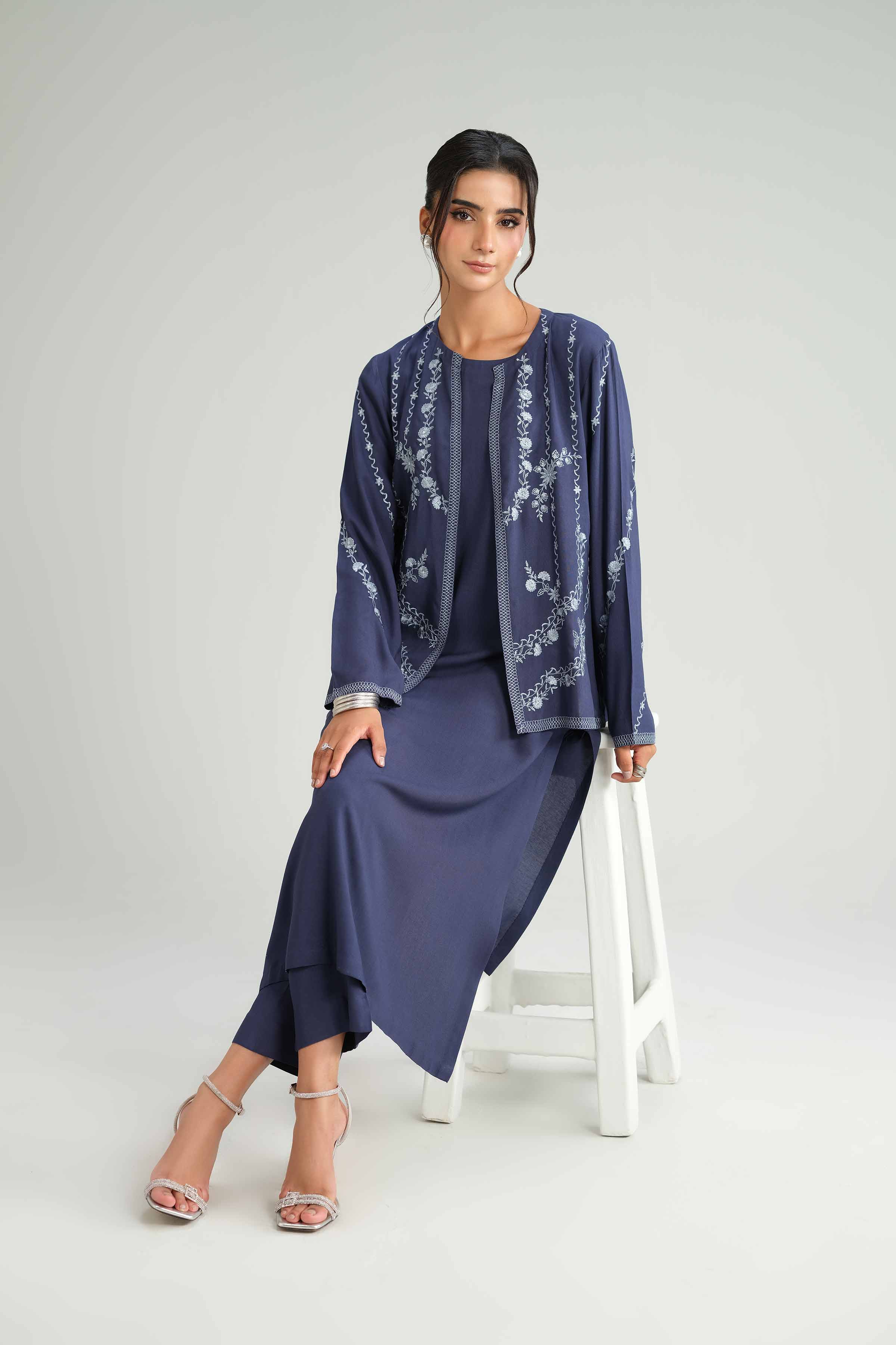 3 Piece - Embroidered Suit - KFW25-178 for Women - Pret Collection | Nishat | Shop Online
