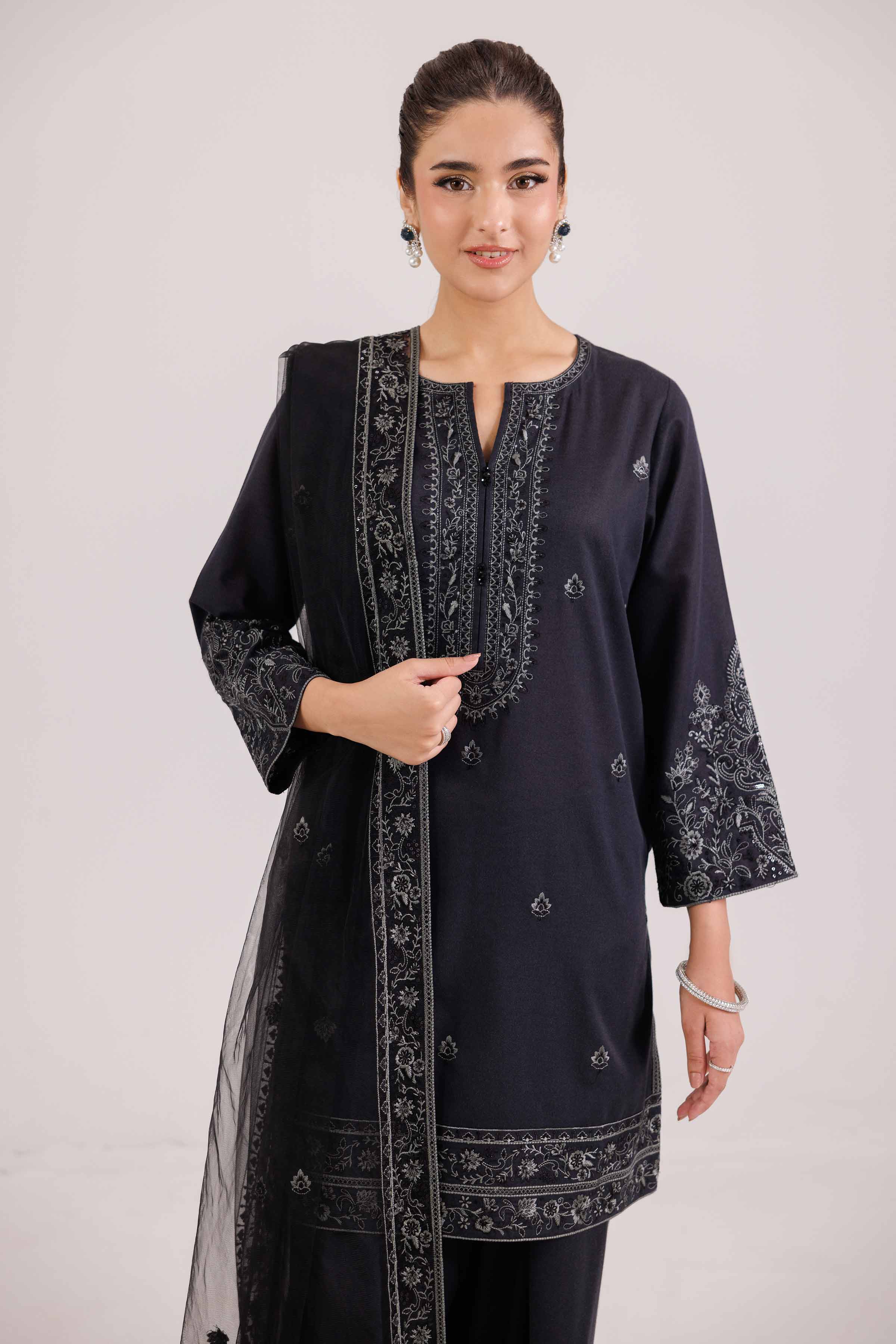 3 Piece - Embroidered Suit - KFW25-189