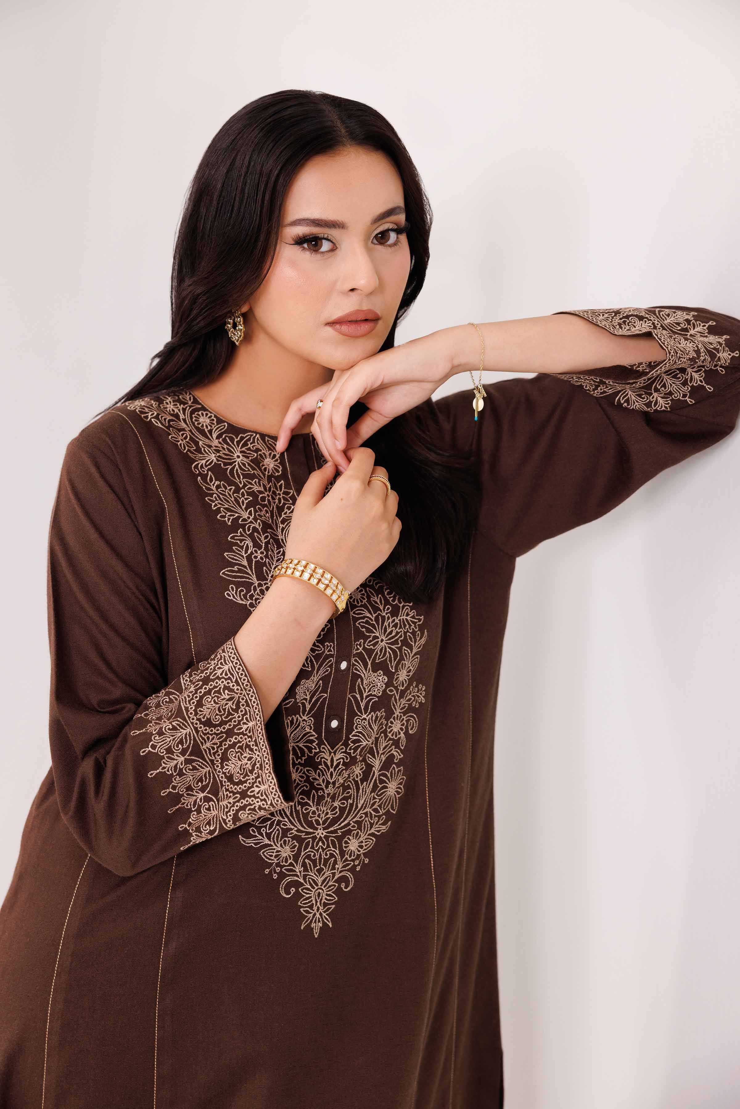 2 Piece - Embroidered Suit - KFW25-192 for Women - Pret Collection | Nishat | Shop Online