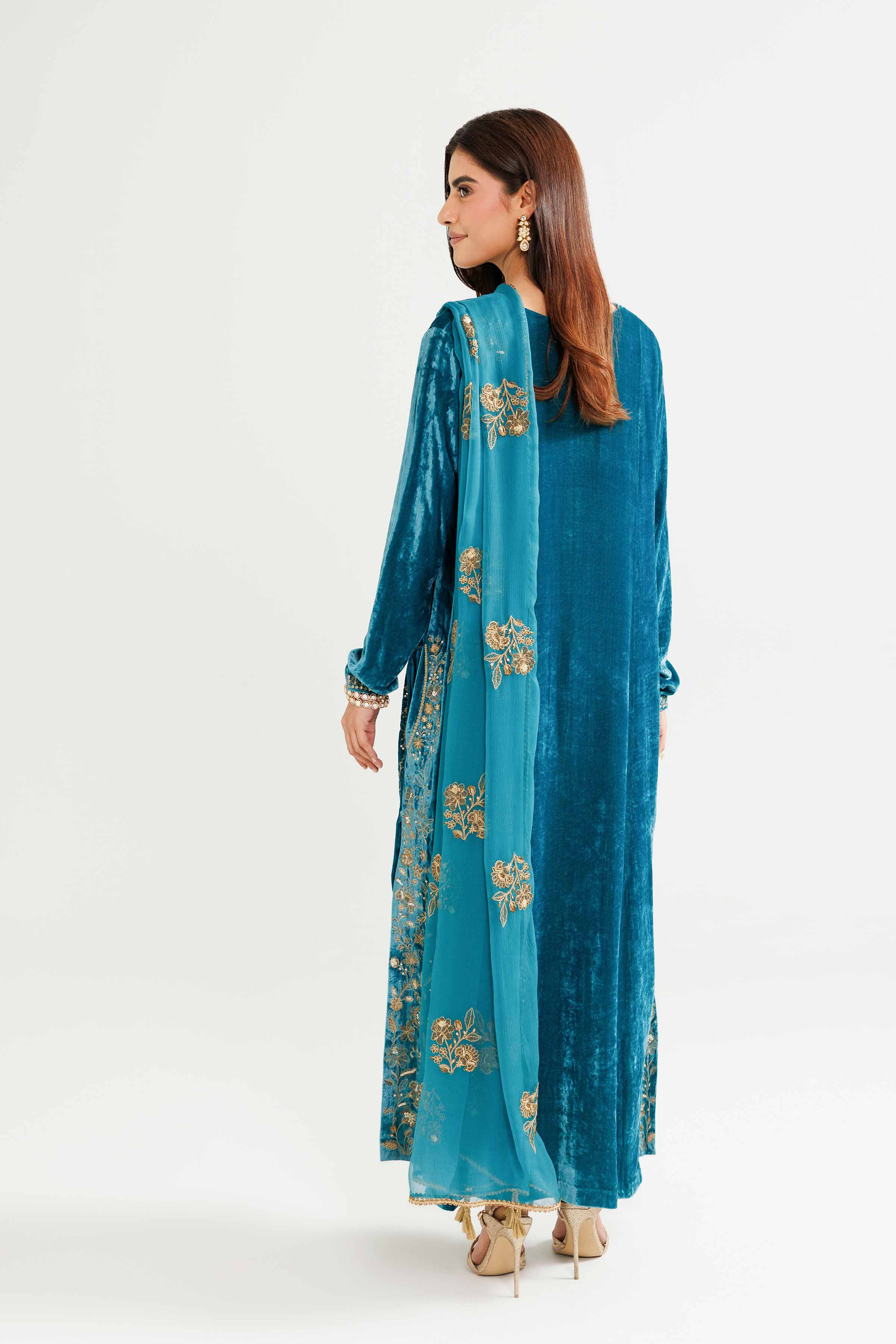 3 Piece - Embroidered Suit - KFW25-20 Luxury Pret Cross Season Edit 2025
