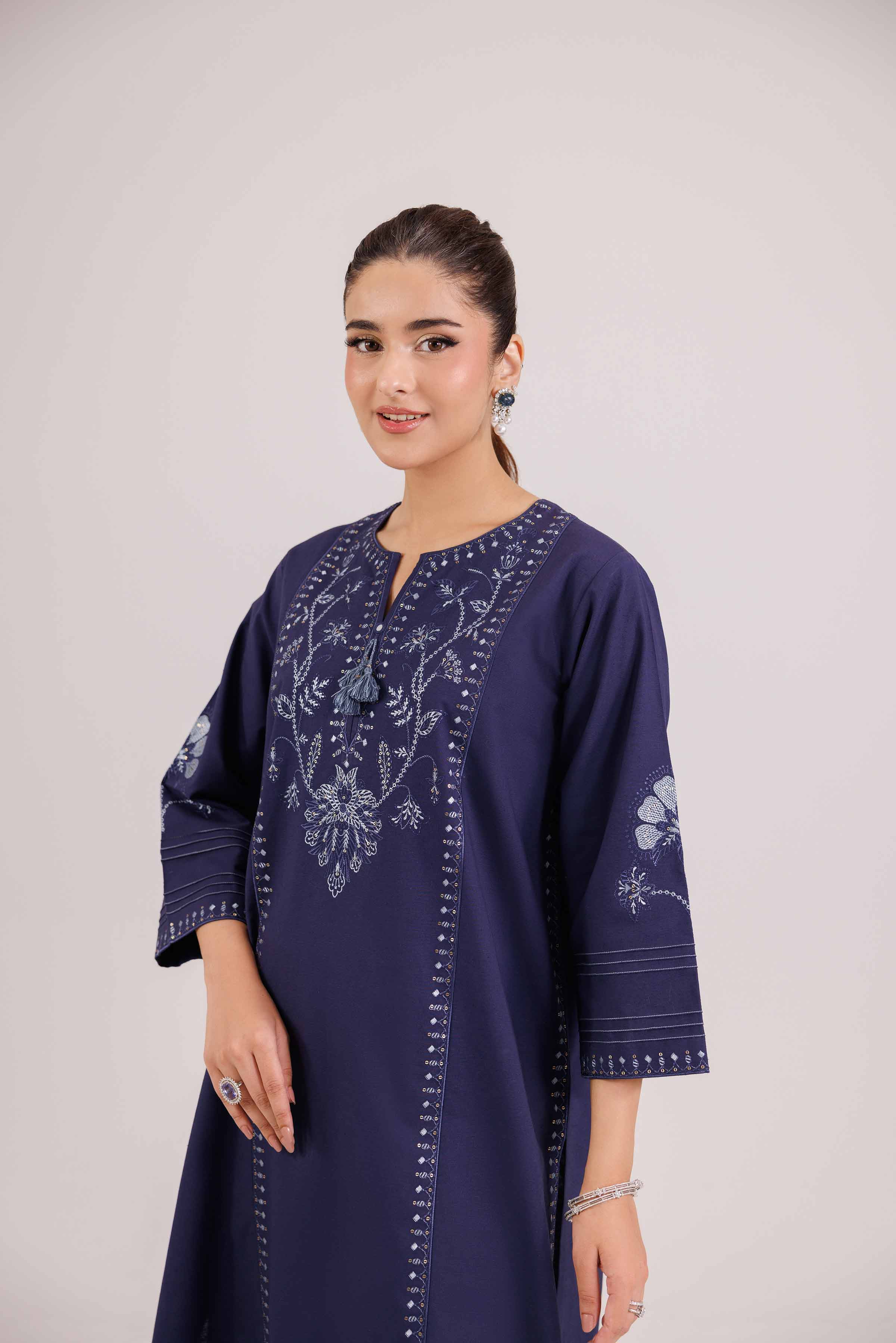 2 Piece - Embroidered Suit - KFW25-214 for Women - Pret Collection | Nishat | Shop Online