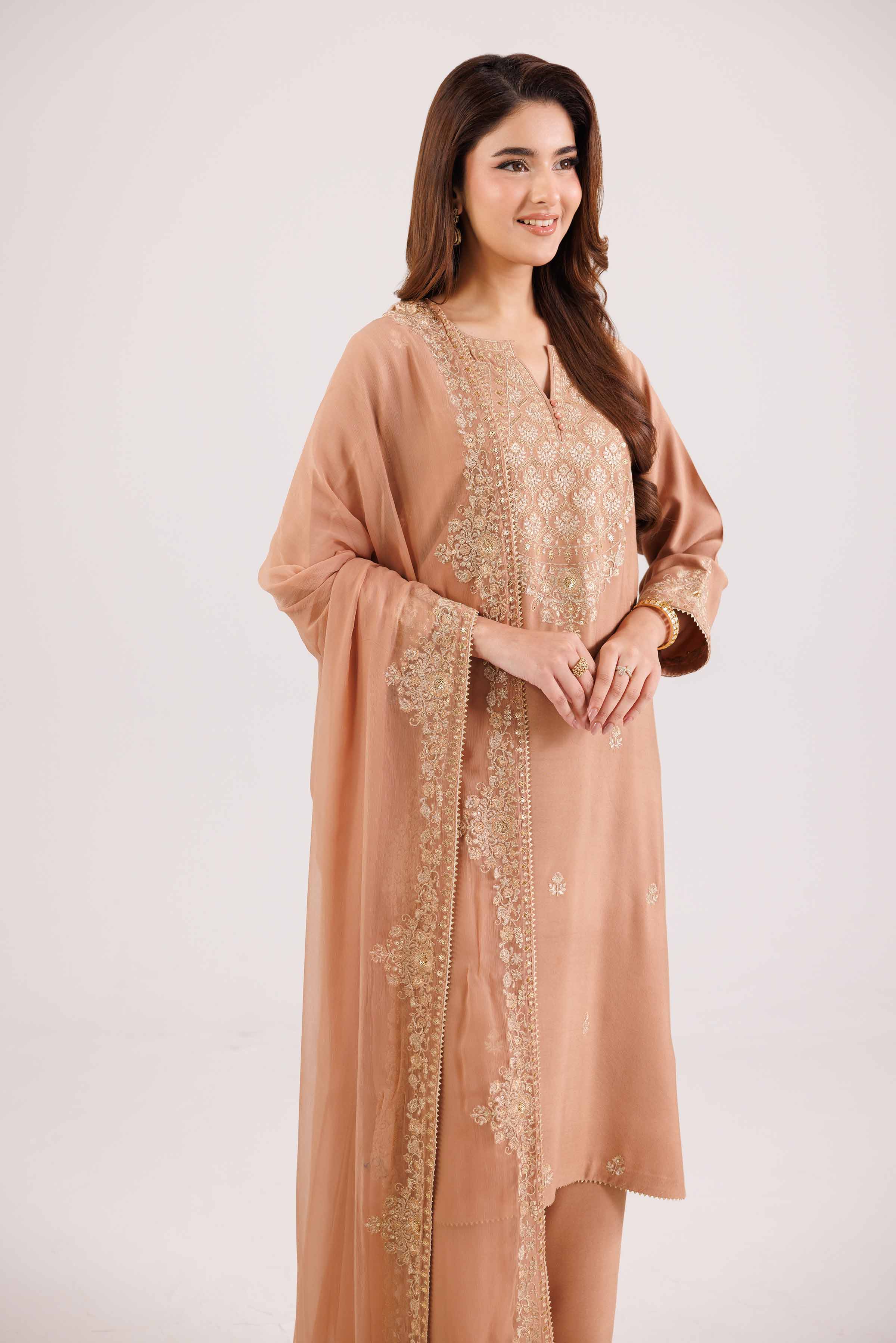3 Piece - Embroidered Suit - KFW25-219