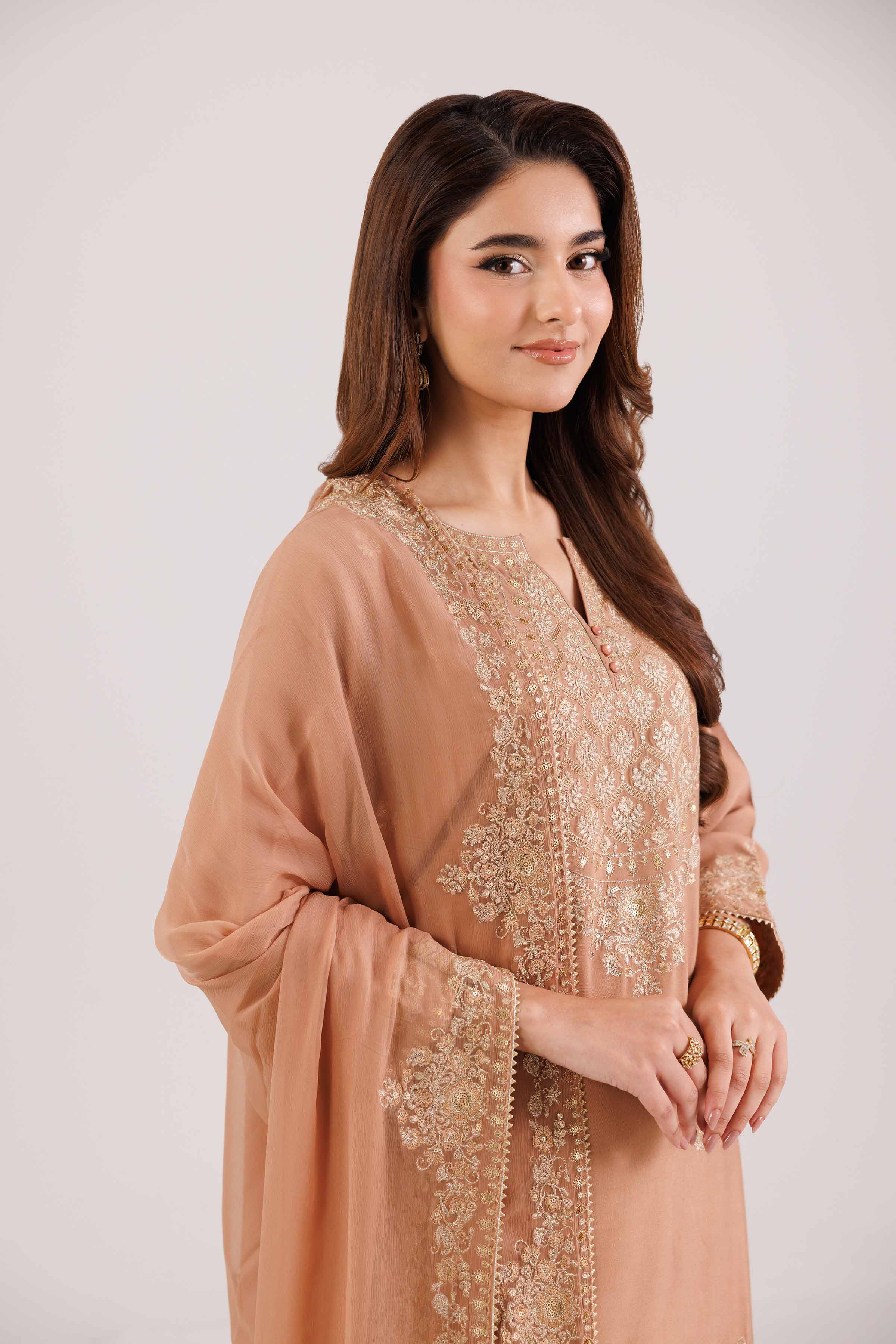 3 Piece - Embroidered Suit - KFW25-219