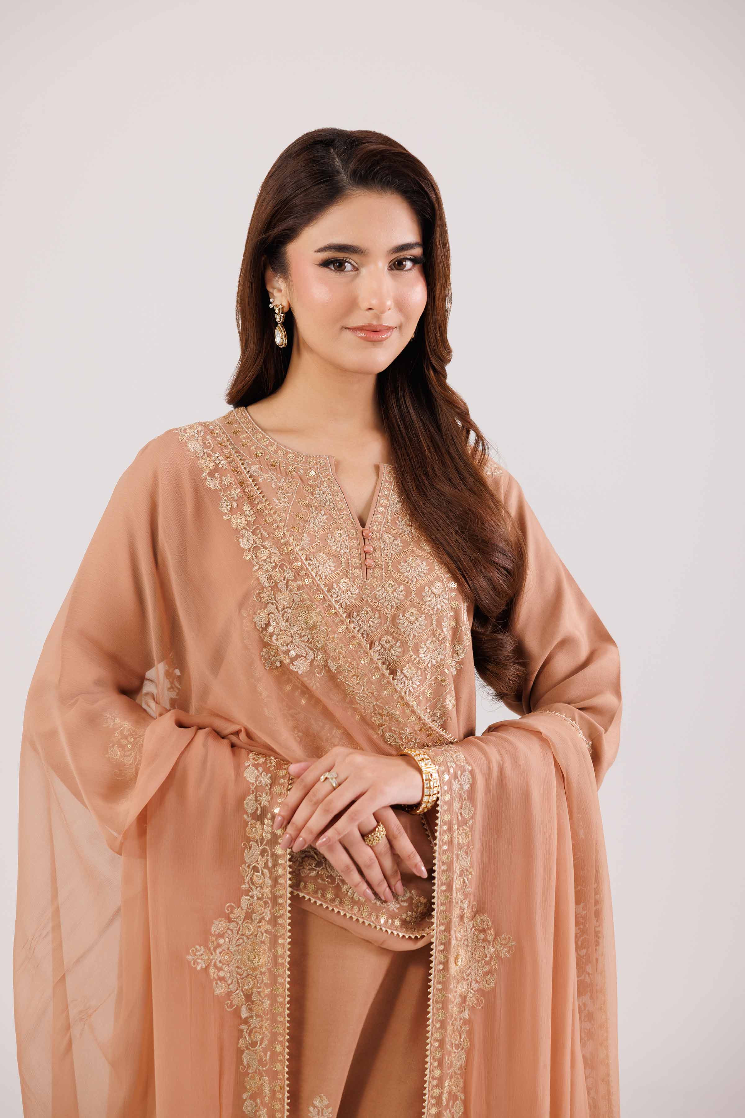 3 Piece - Embroidered Suit - KFW25-219
